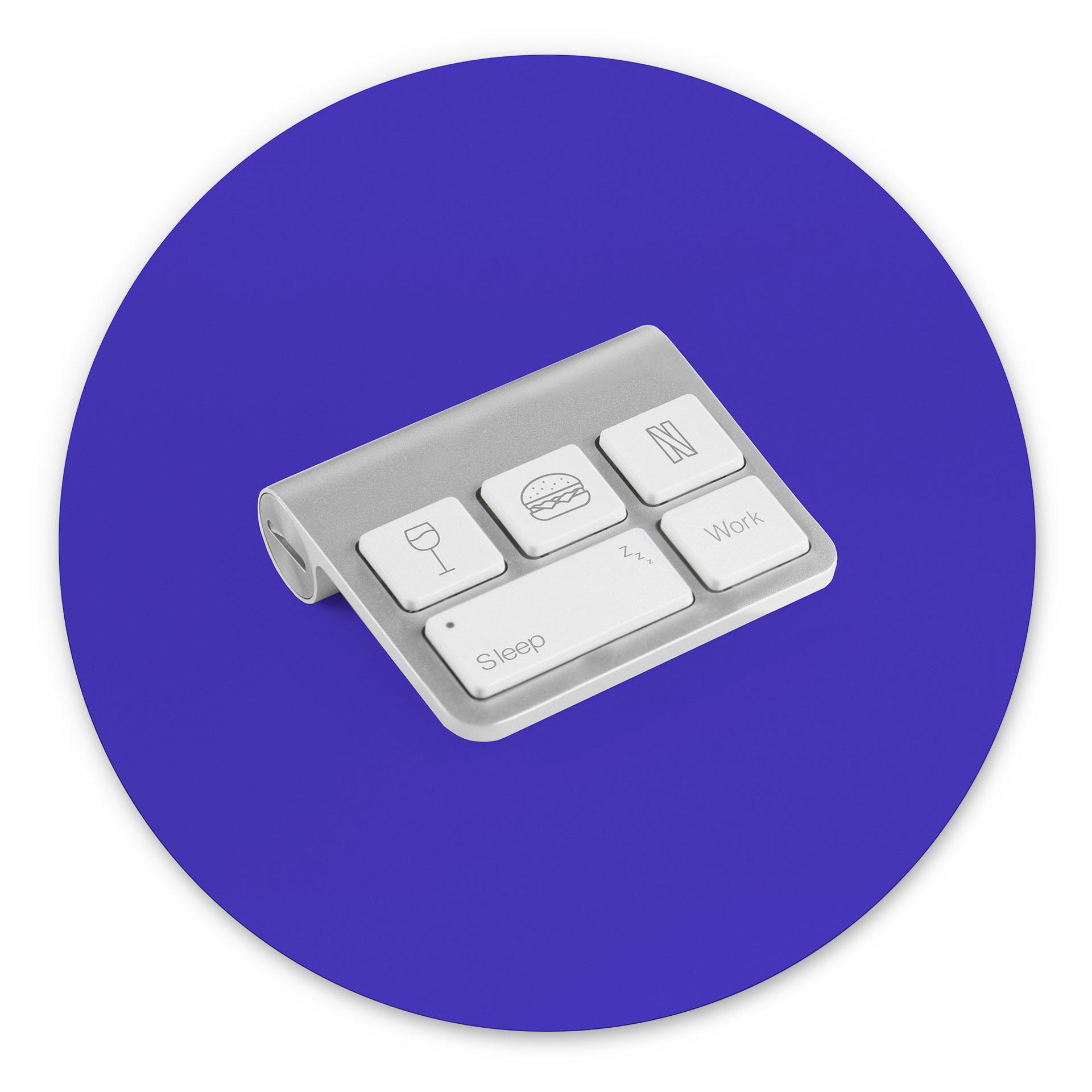 Dibond vægdekoration Livets tastatur - Pozdniakov – print på aluminium (Alu-Dibond)