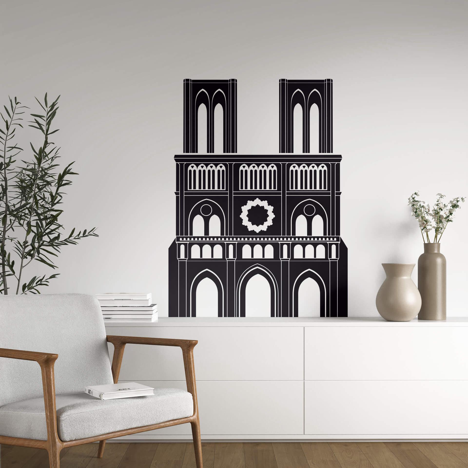 Muursticker Notre Dame