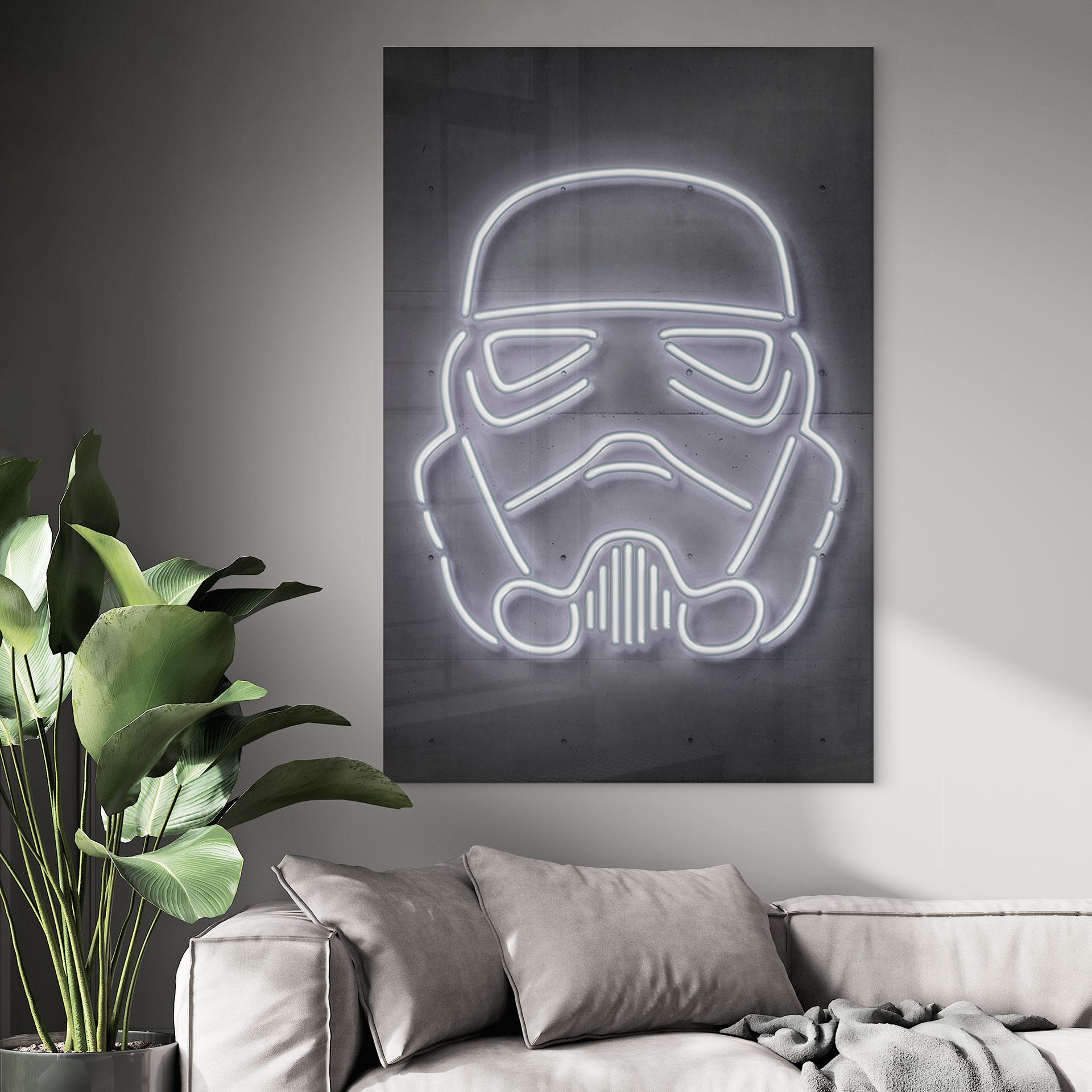 Akrylbillede Stormtrooper-hjelm - Mielu