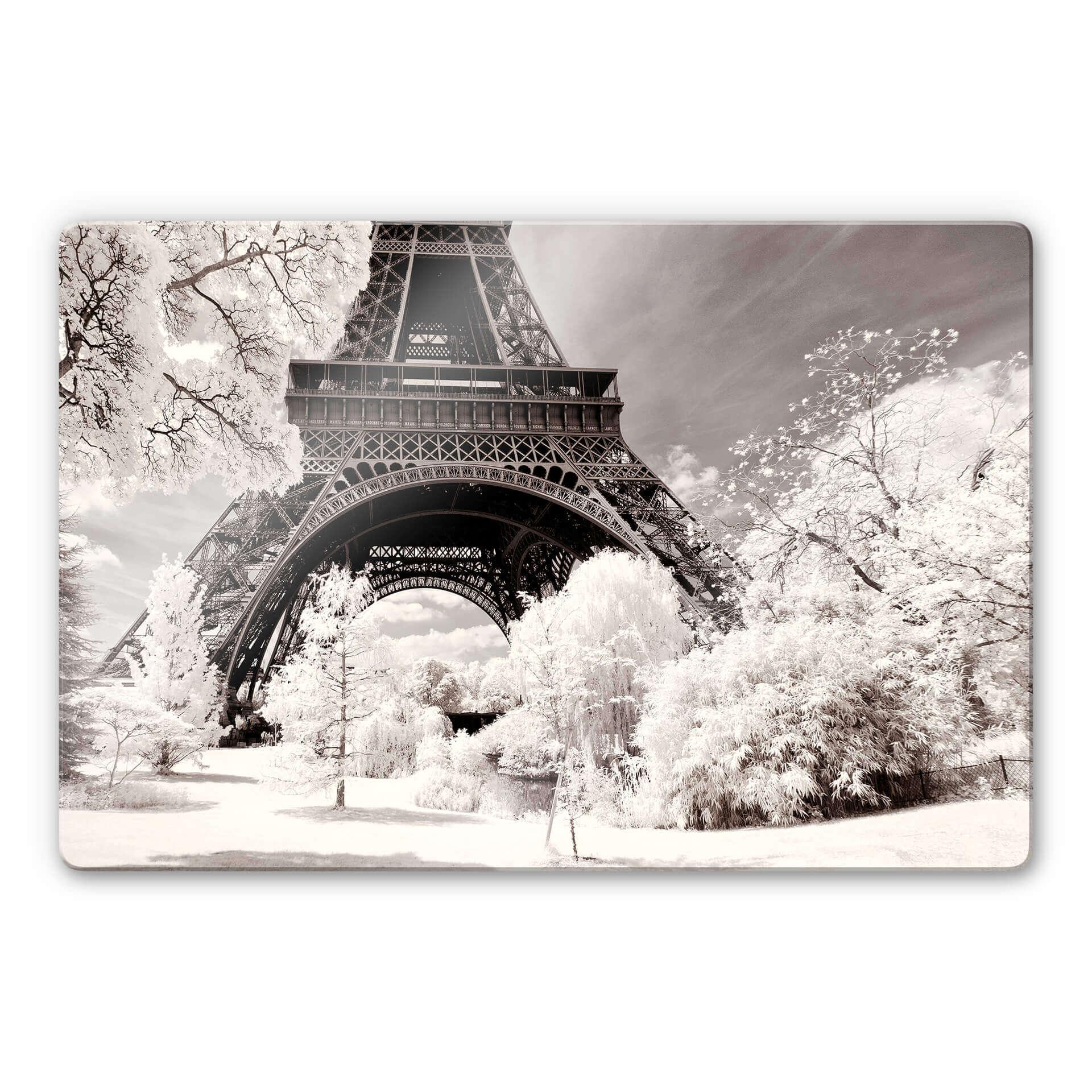Tableau en verre Hugonnard - Winterfeeling in Paris