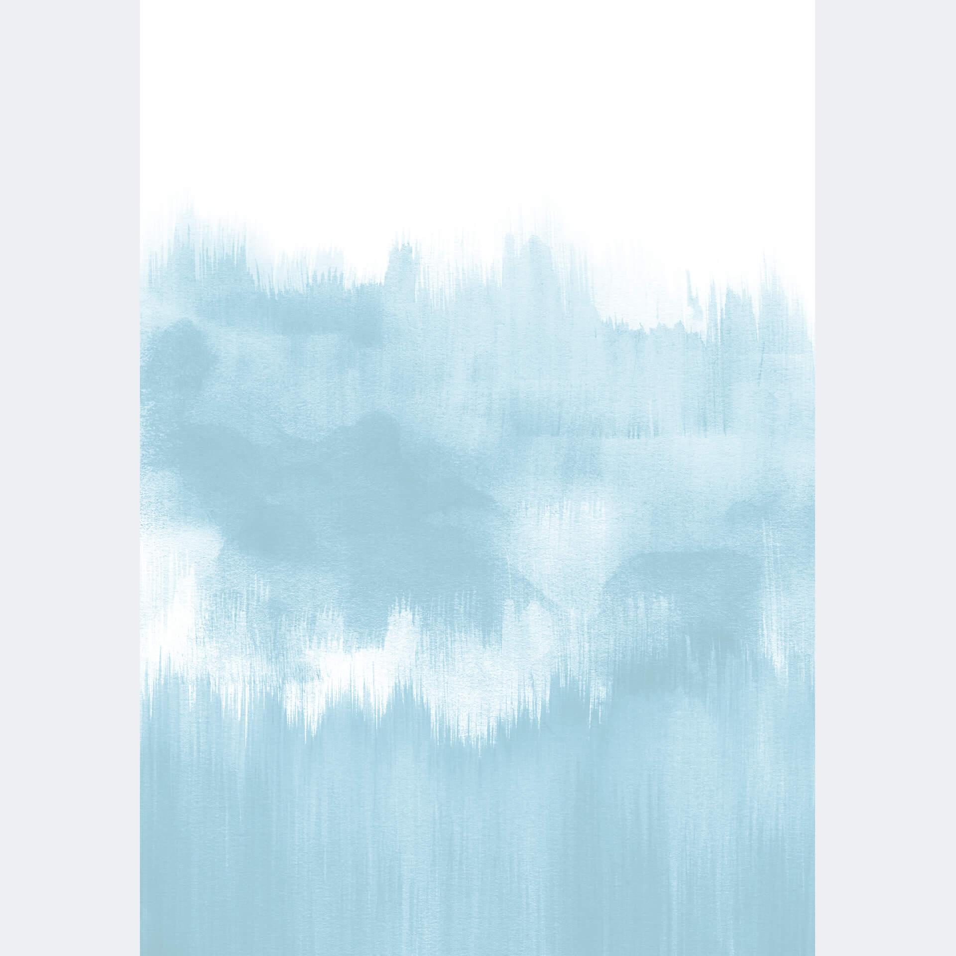Nouveauprints - Watercolour Brush Strokes blauw