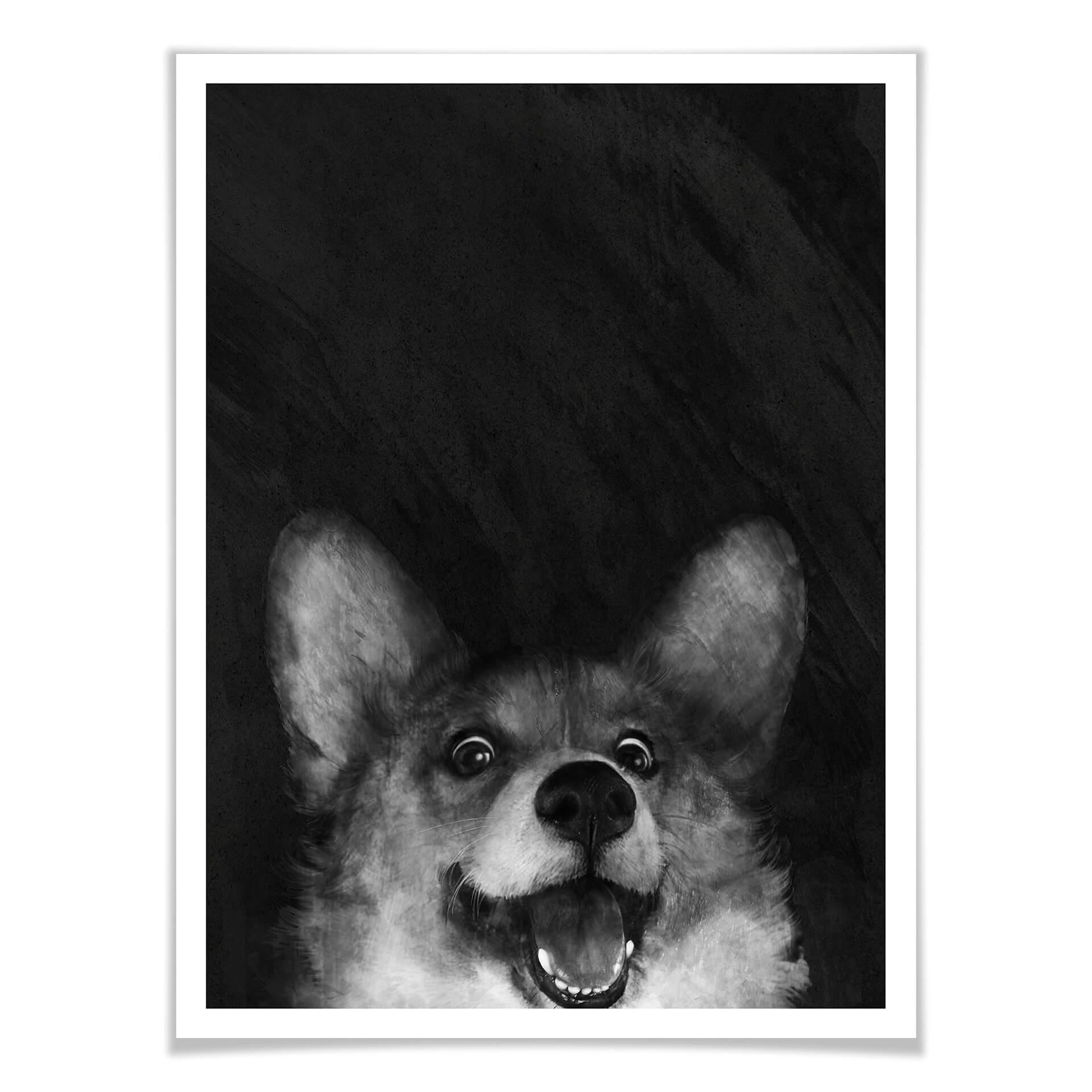 Póster Graves - Salchicha Fox Corgi