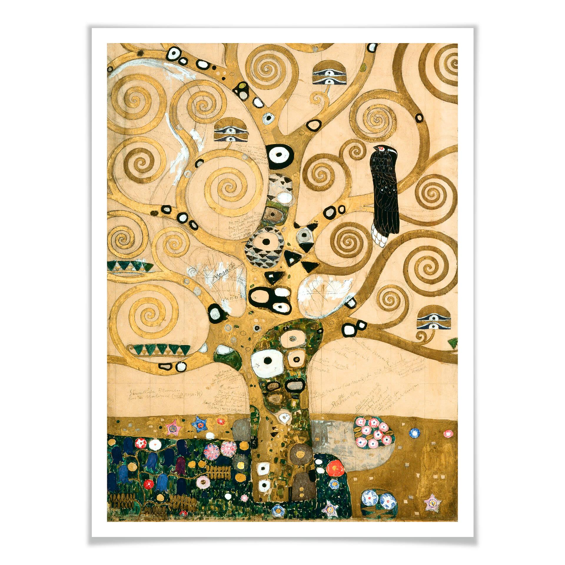 Plakat - Klimt - Livets træ