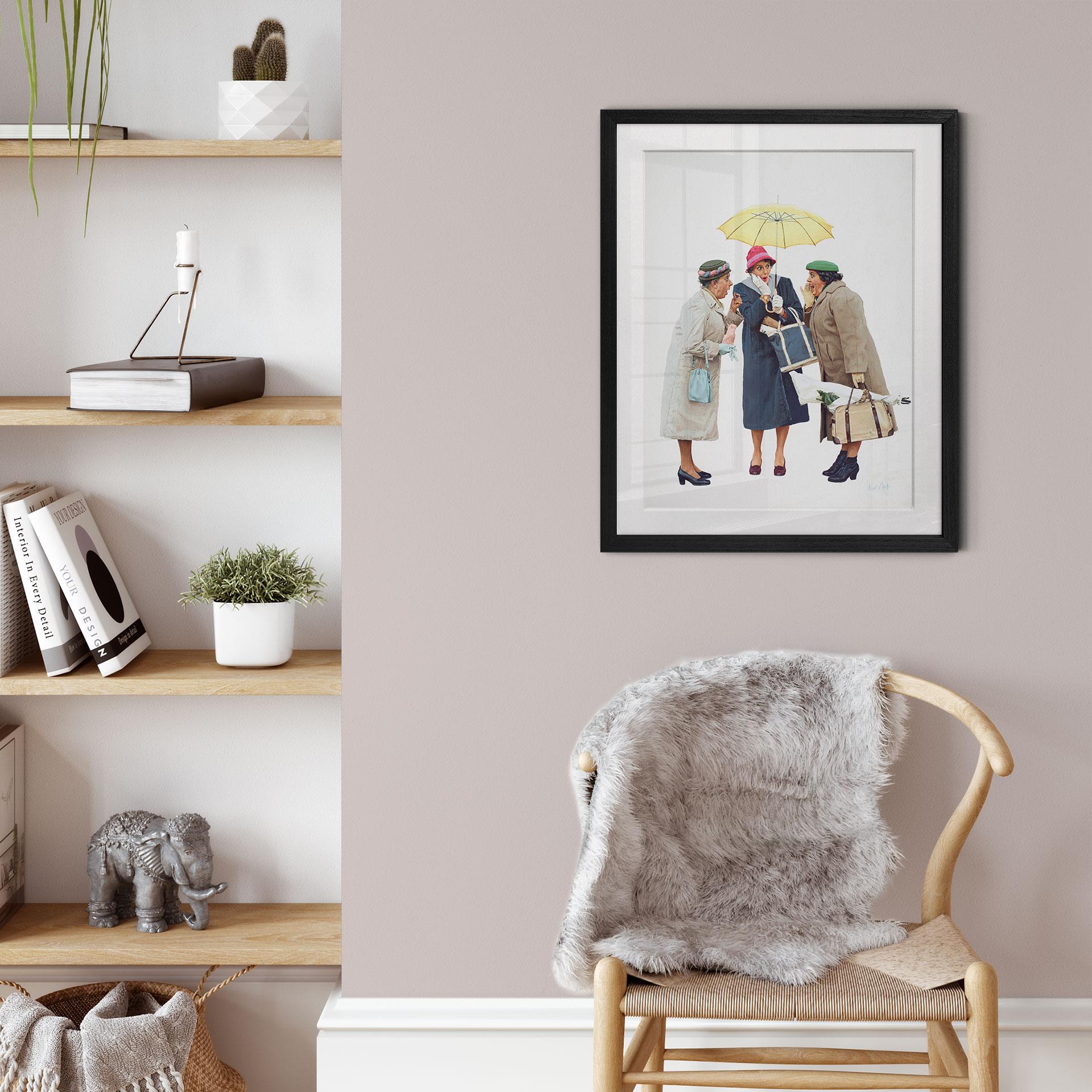 Fine Art Poster mit Passepartout - Kurt Ard - Stellt euch vor! (1960)