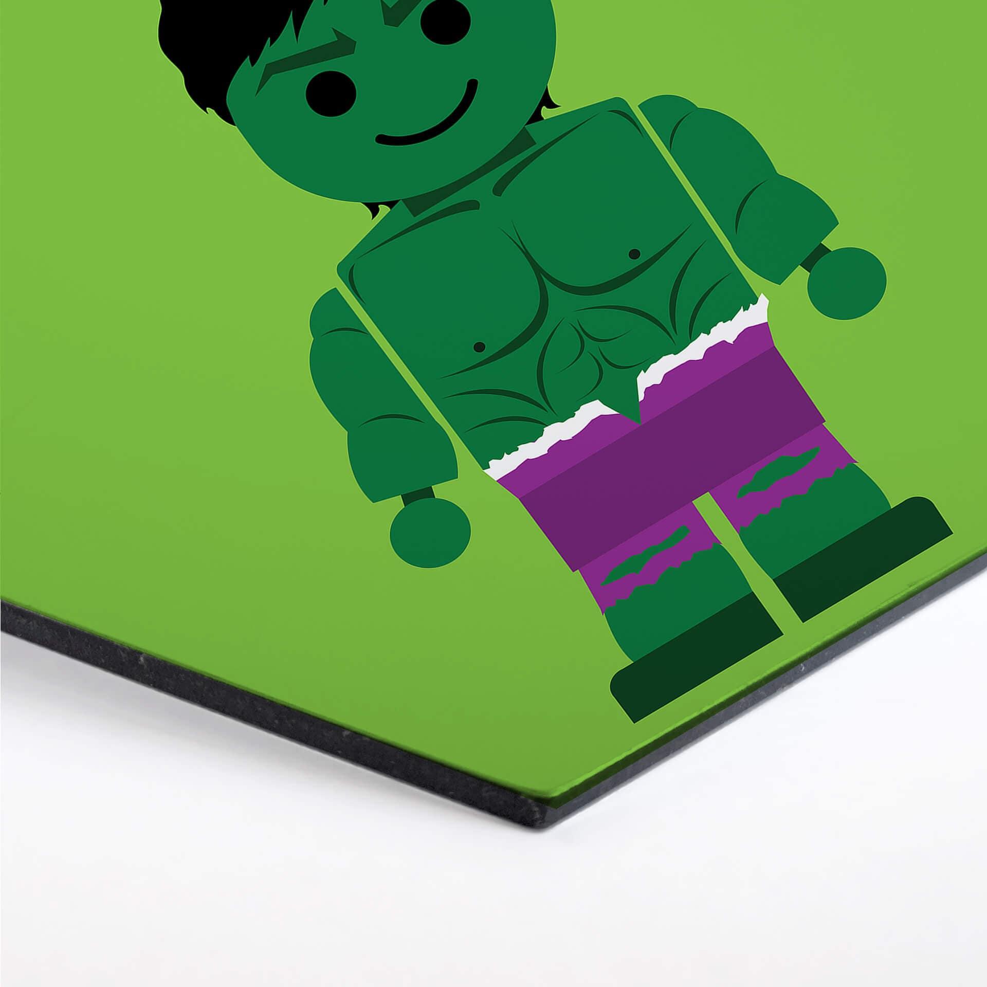 Hexagon - Alu-Dibond - Gomes - The Hulk legetøj