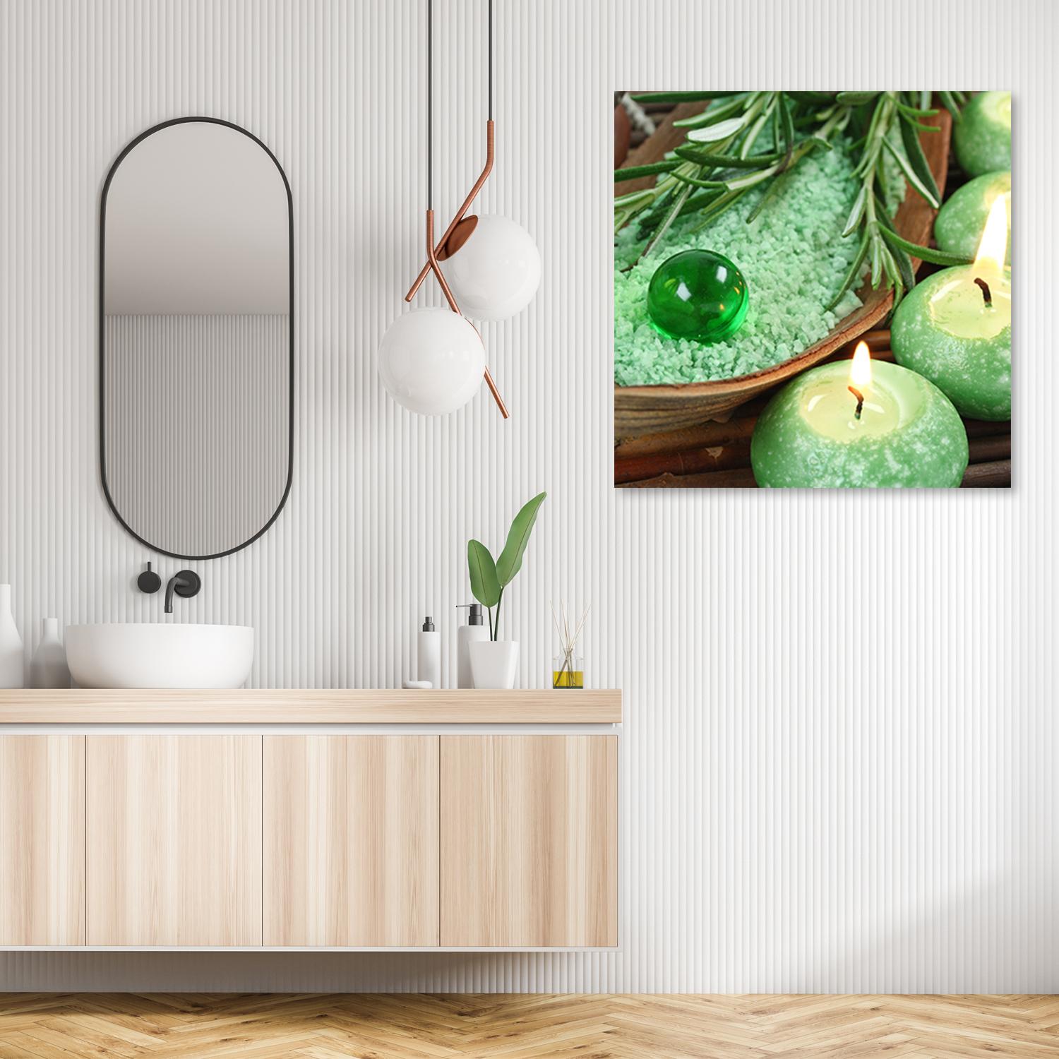 Canvasbillede, Zen spa-lys