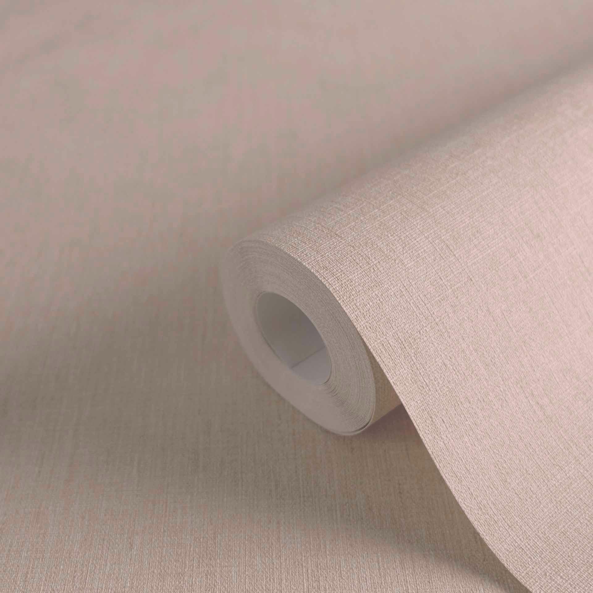 Vliesbehang in taupe - Elegant effen behang met een fijne textuur voor stijlvolle interieurs