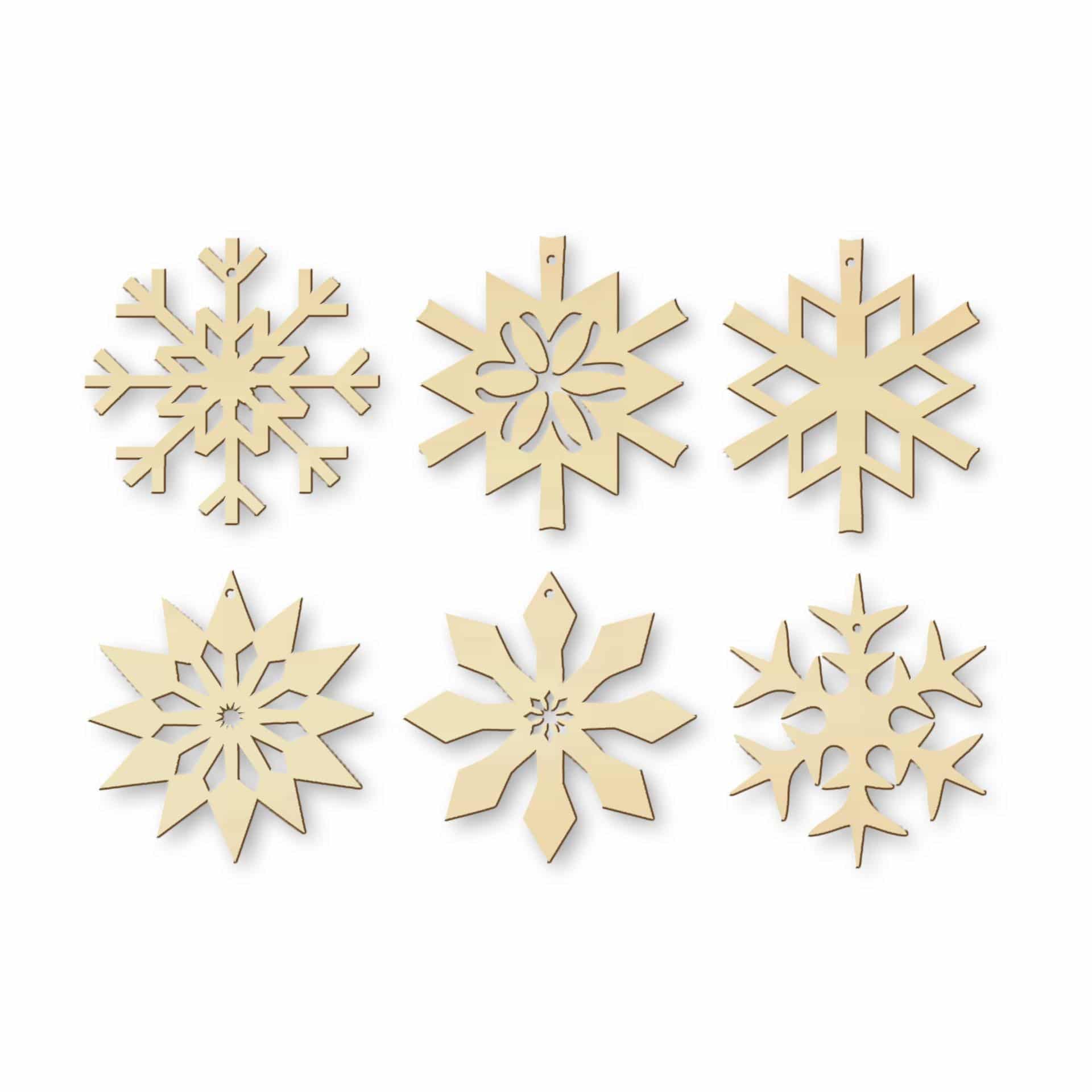 Decori natalizi - Stelle Set di 6
