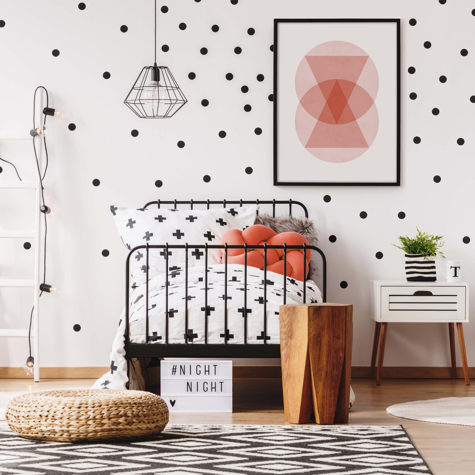 Plakat - Nouveauprints - Circles and triangles Pink
