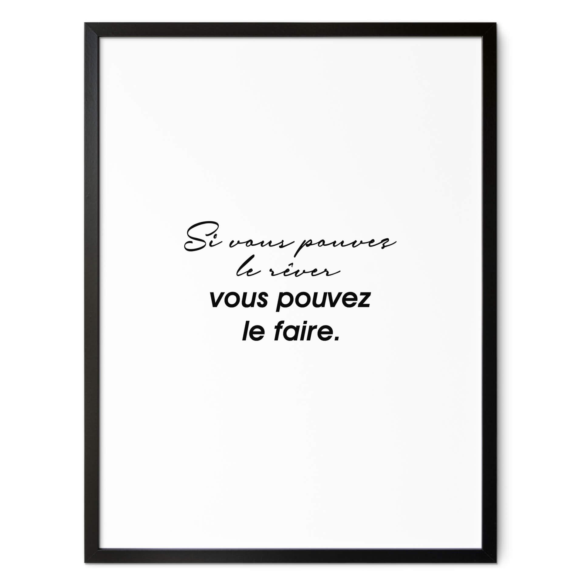Póster Si vous pouvez le rêver