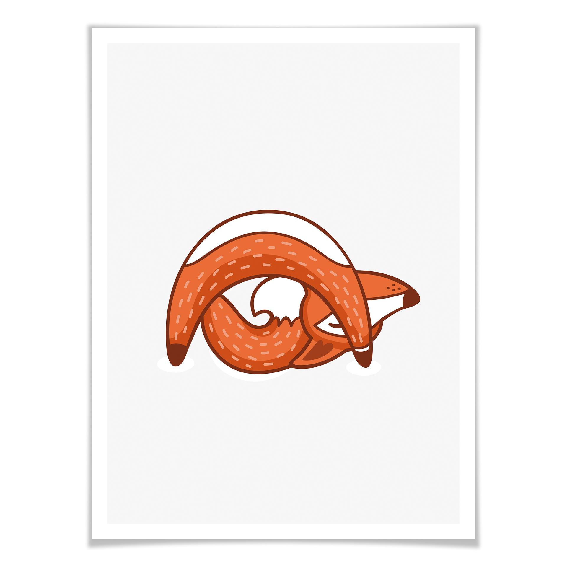 Póster - Yoga Fox 06