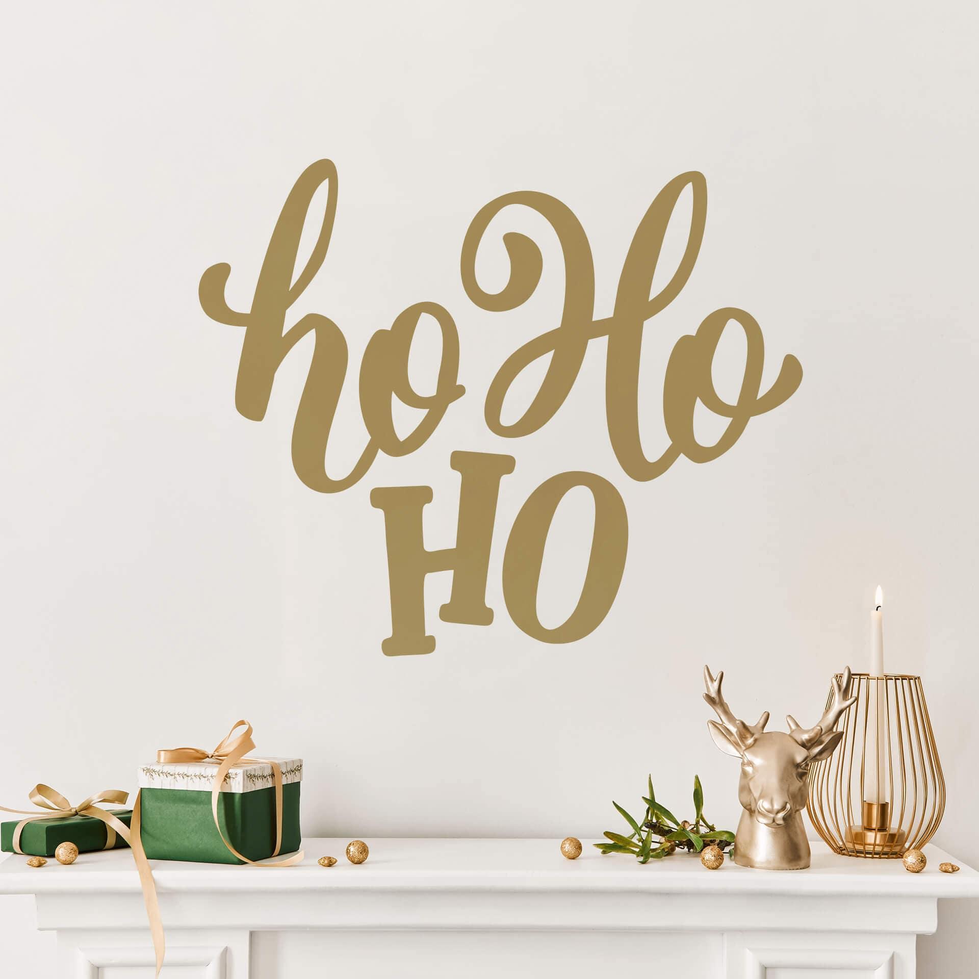 Muursticker Christmas Ho ho ho