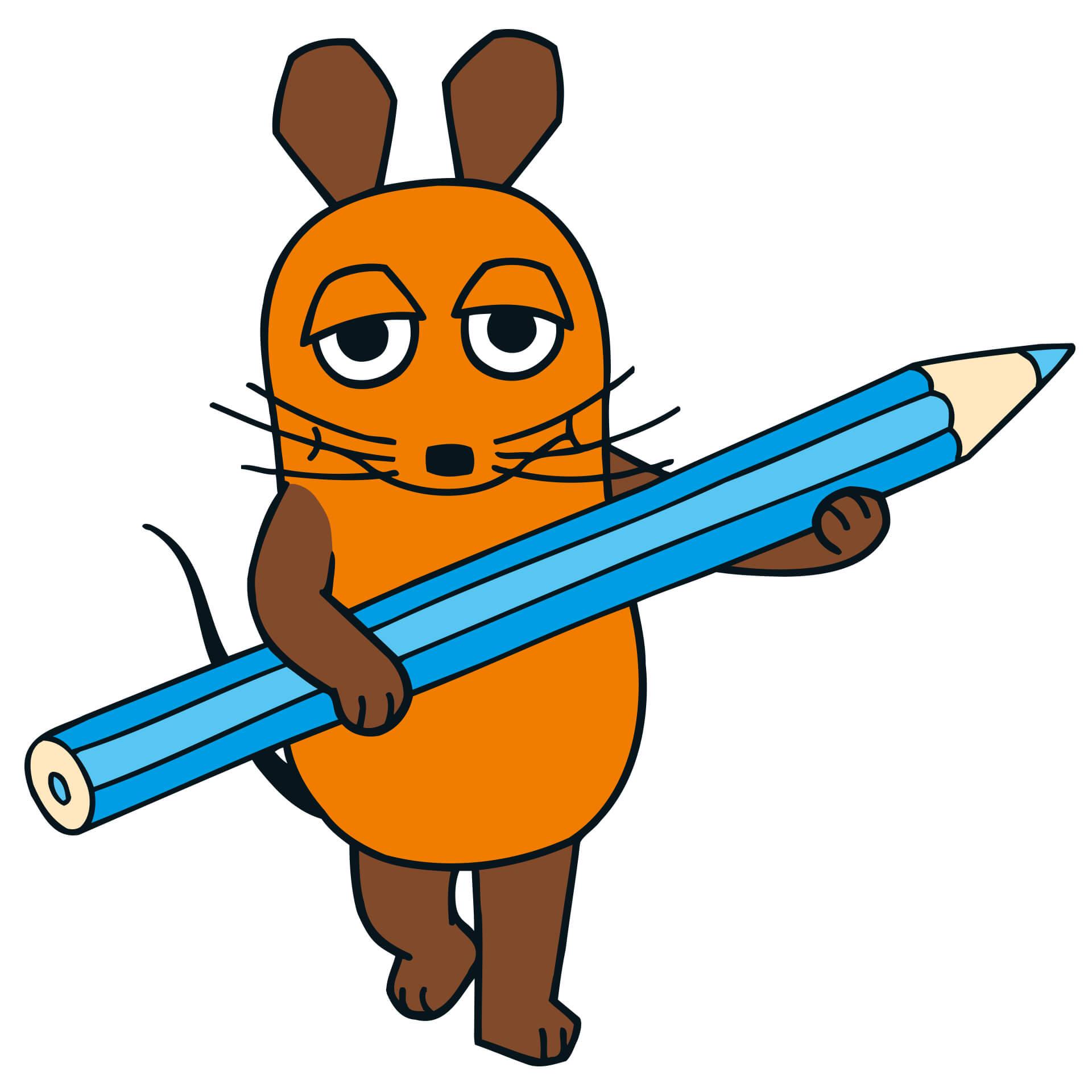 Wandtattoo Die Maus Stift