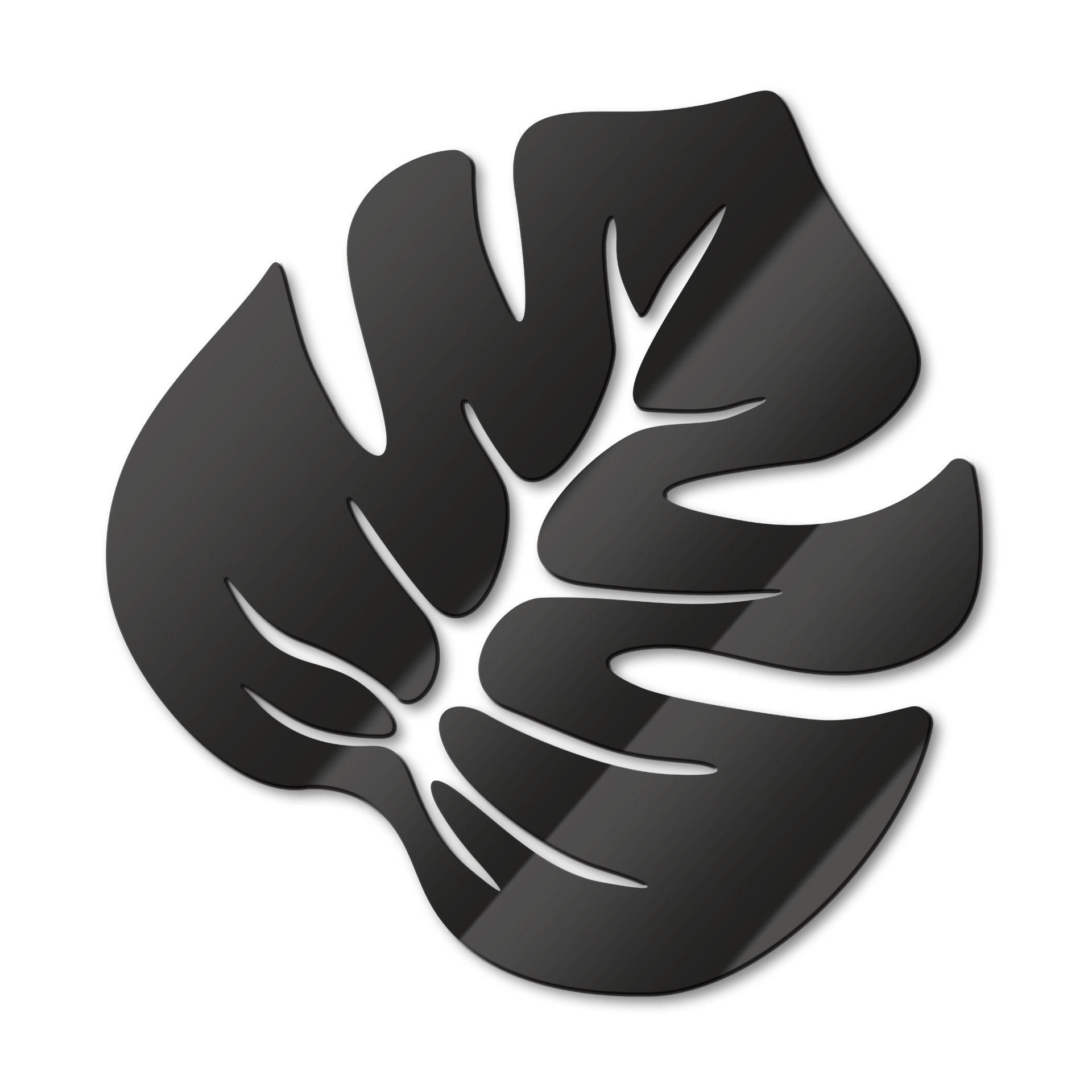 Decoración acrílica - Hoja de Monstera 01