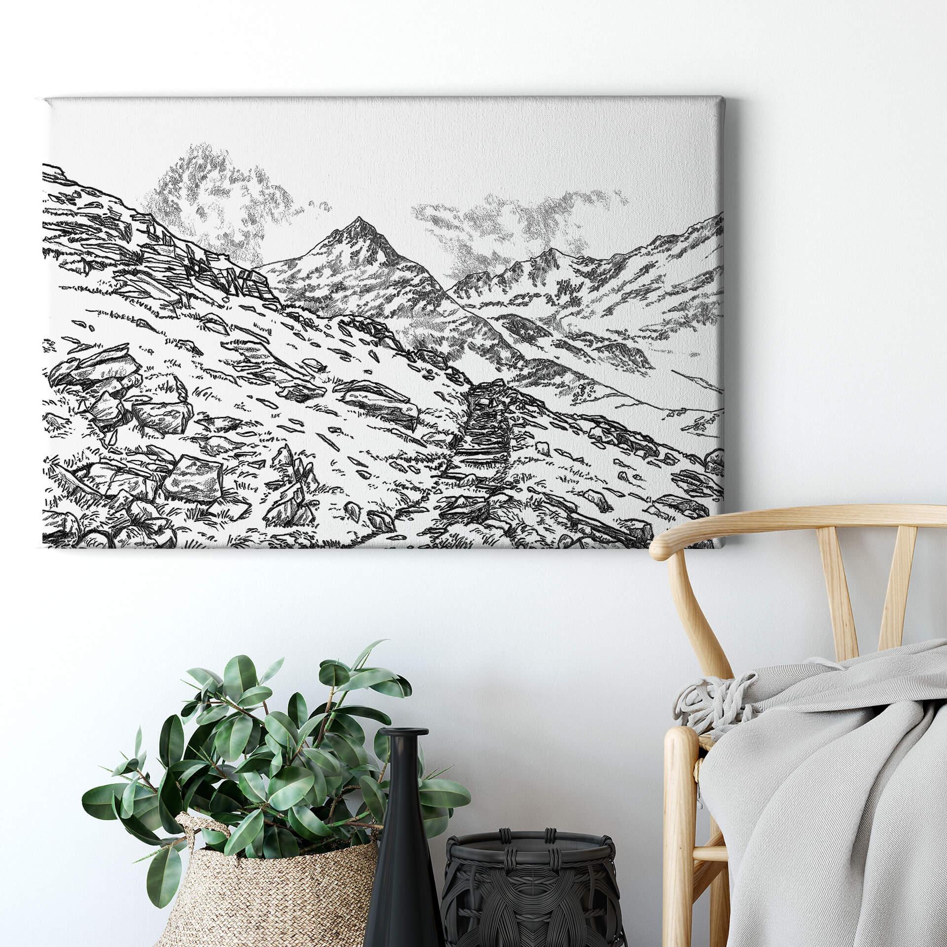 Canvas Sparshott - Mountains