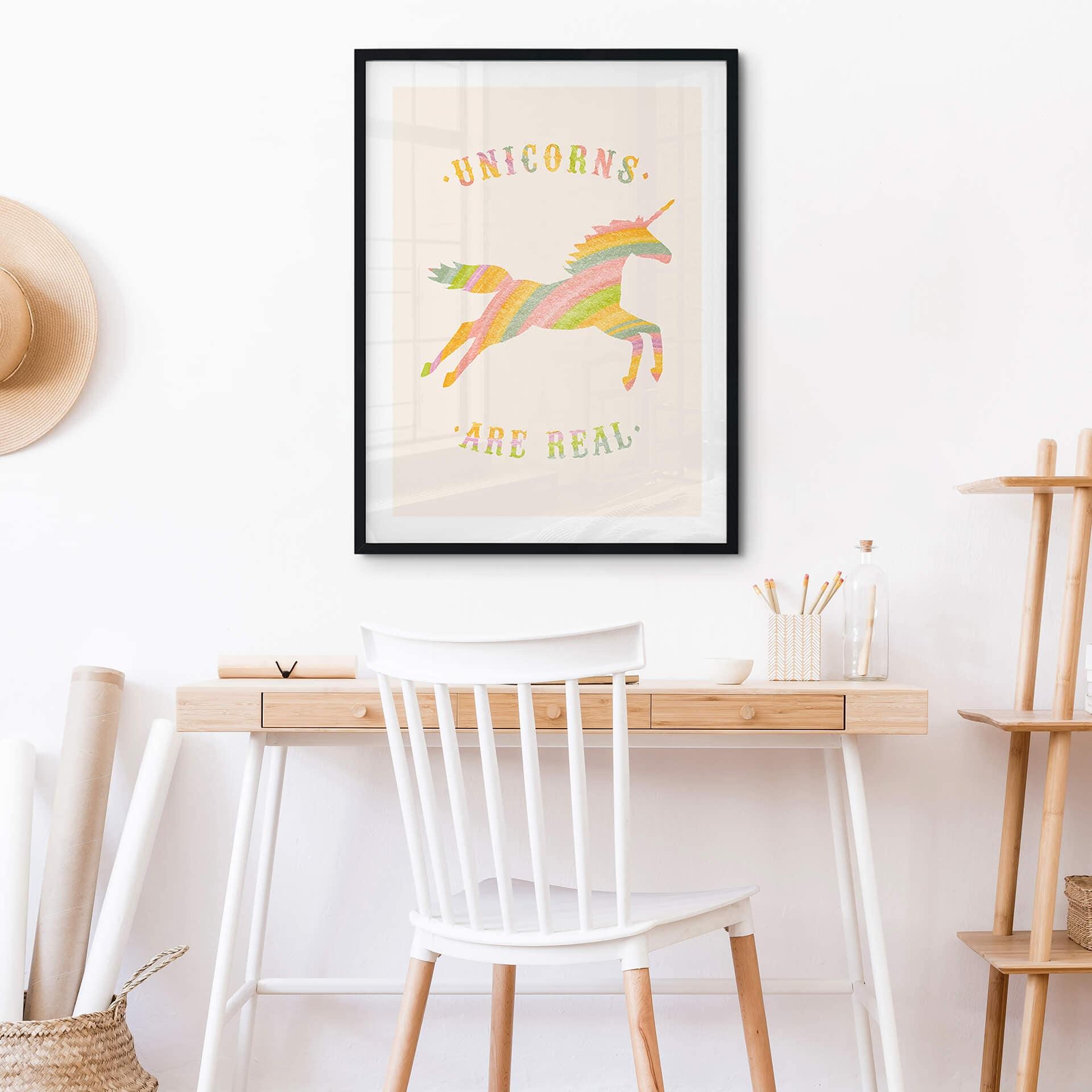 Poster Bodart - Unicorns are Real