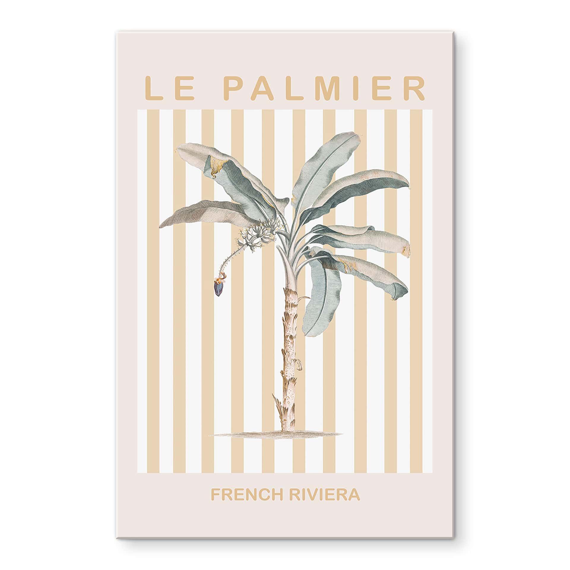 Akrylbillede Palmetræ på den franske riviera - Grace Digital Art