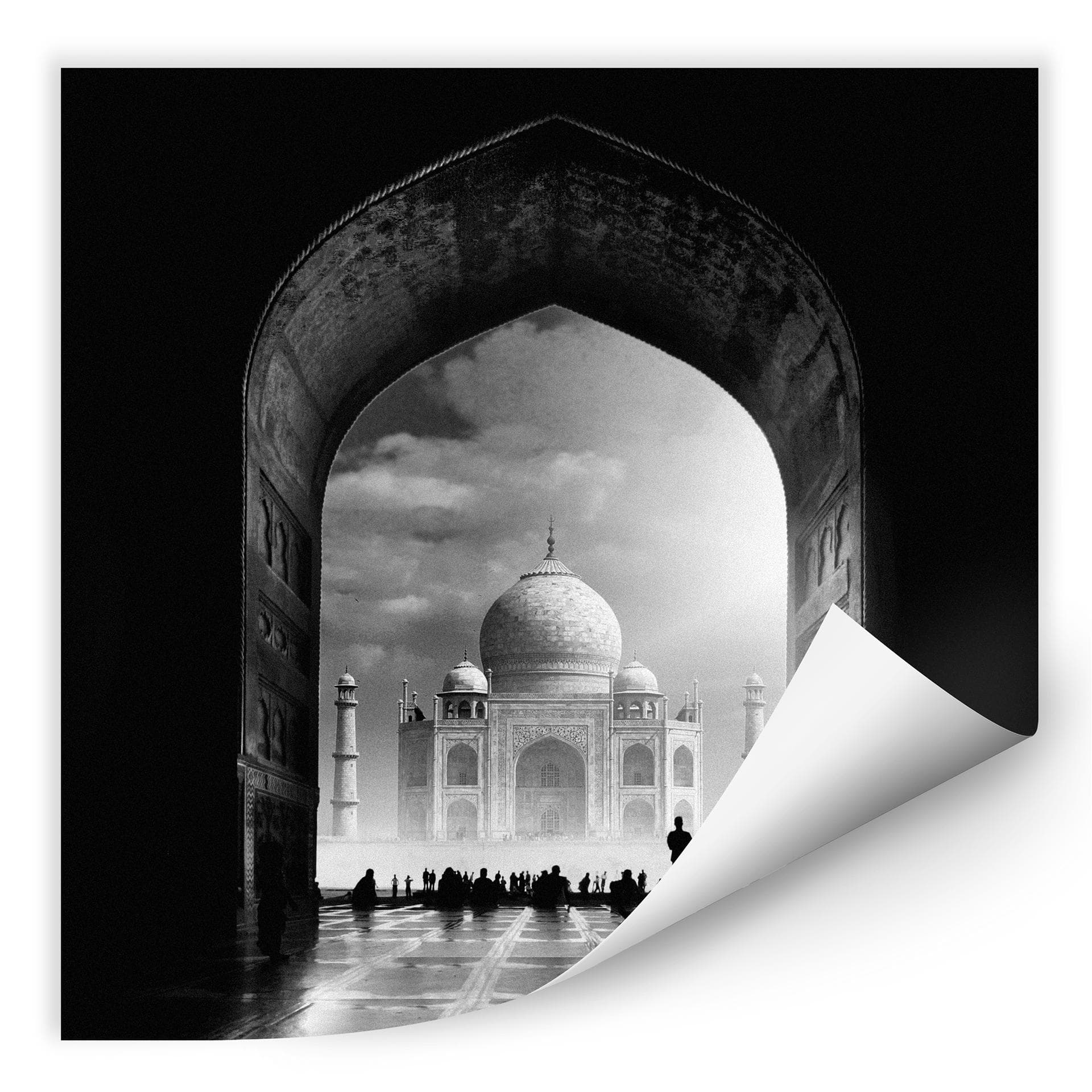 Zelfklevende Poster Buhligaha - Mystical Taj Mahal