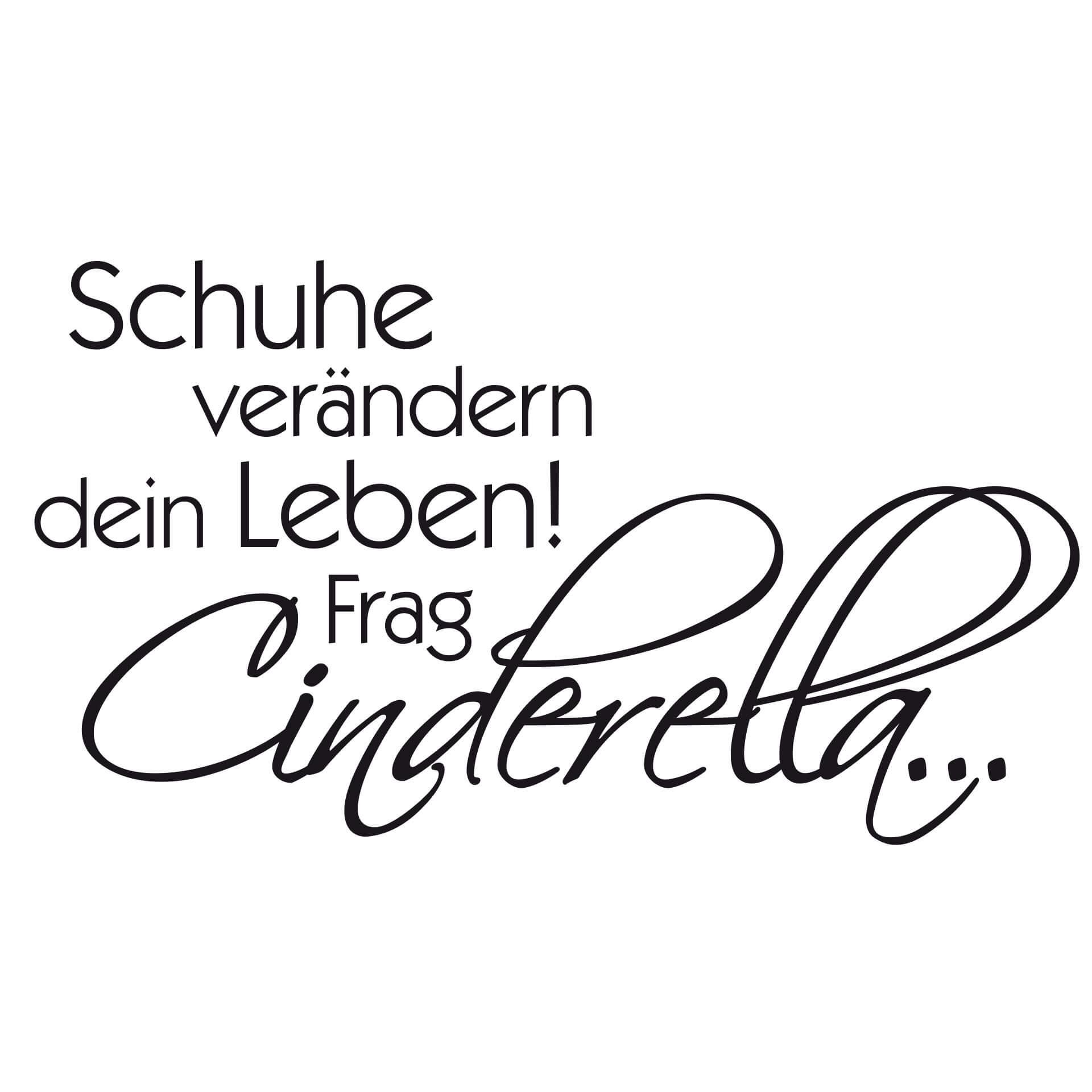 Wandtattoo Schuhe verändern dein Leben...