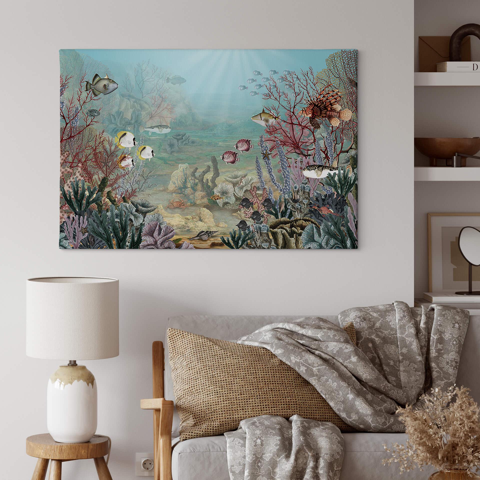 Lienzo Sir Edward - Habitante del coral