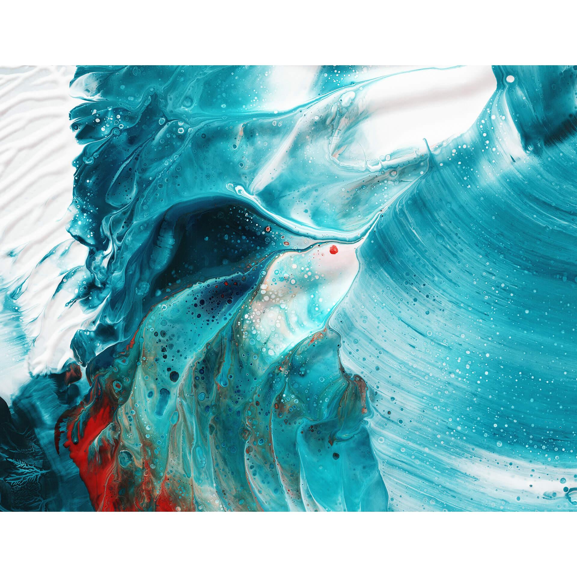 Fotobehang Westum - Flying into the Waves
