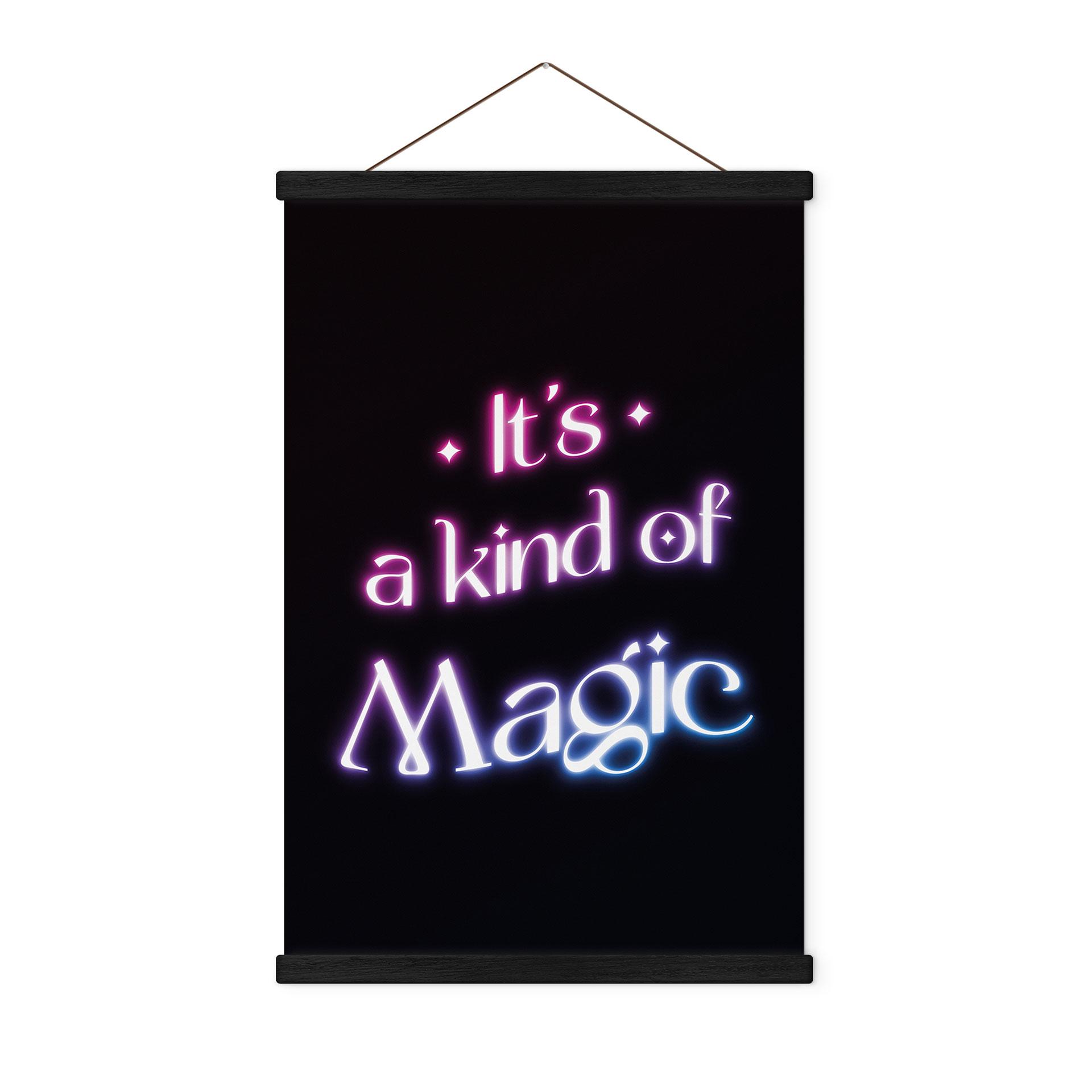 Tekstil plakat Songtext - It's a kind of magic