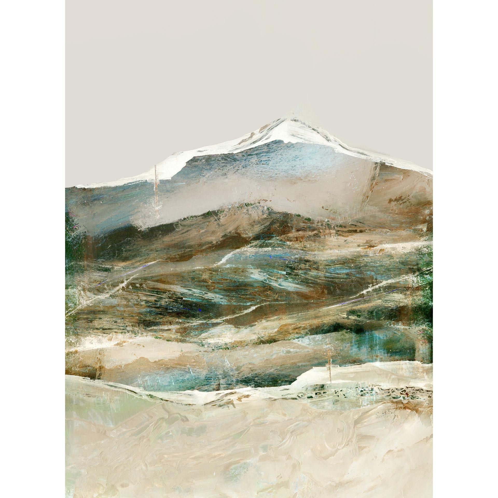 Fotobehang Abstracte bergen - Hobday