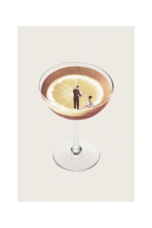 Plakat Léon - Min drink har brug for en drink, plakat (40 x 60 cm)
