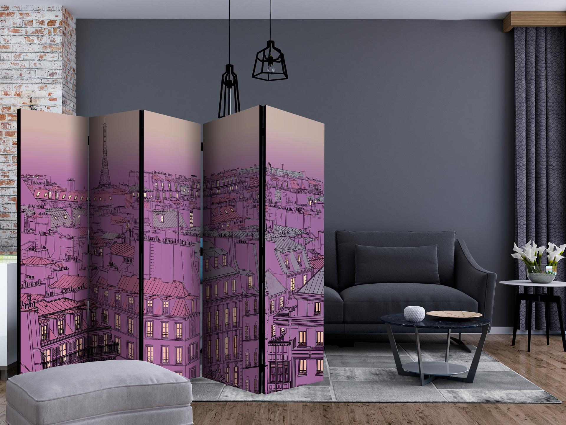 Divisorio - Venerdì sera a Parigi , 5 pezzi - 225x172 cm