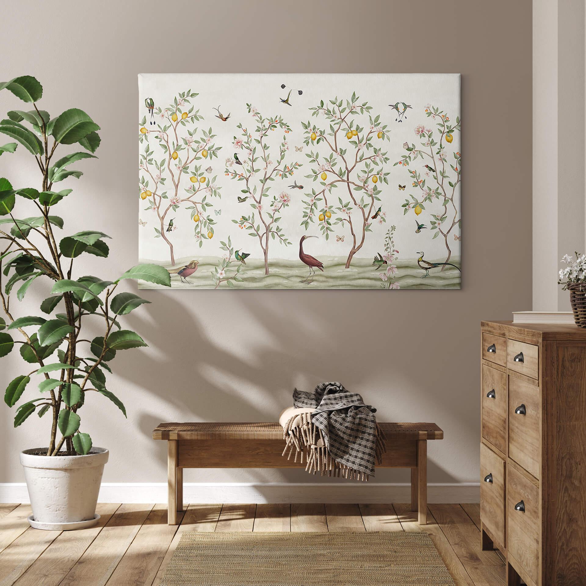 Canvas Sir Edward - Lemon Tree Chinoiserie