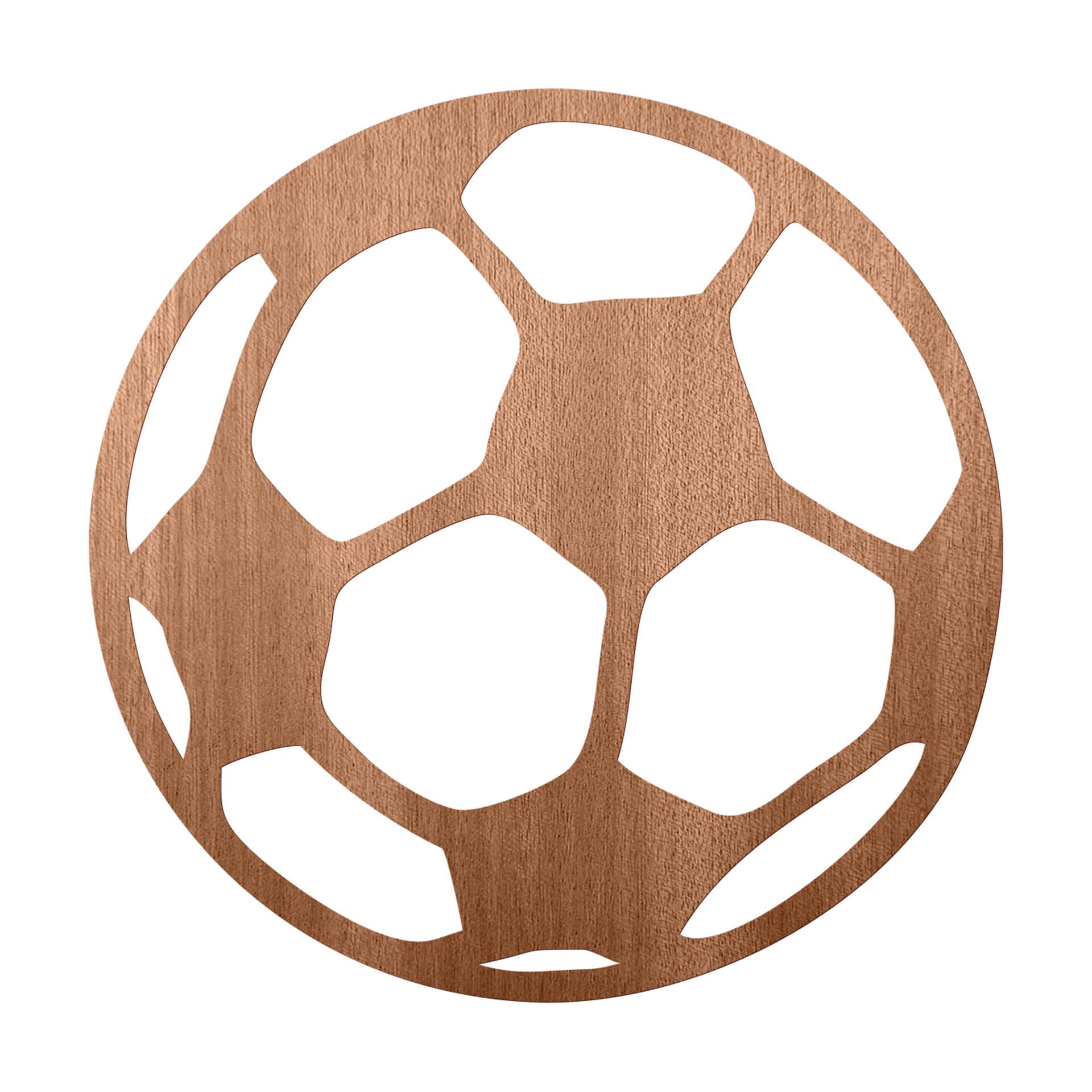 Decoro in legno Calcio