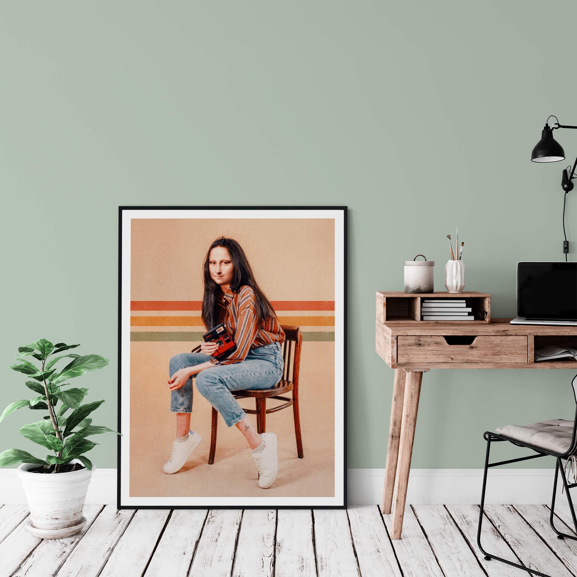Plakat - Loose - Retro Mona