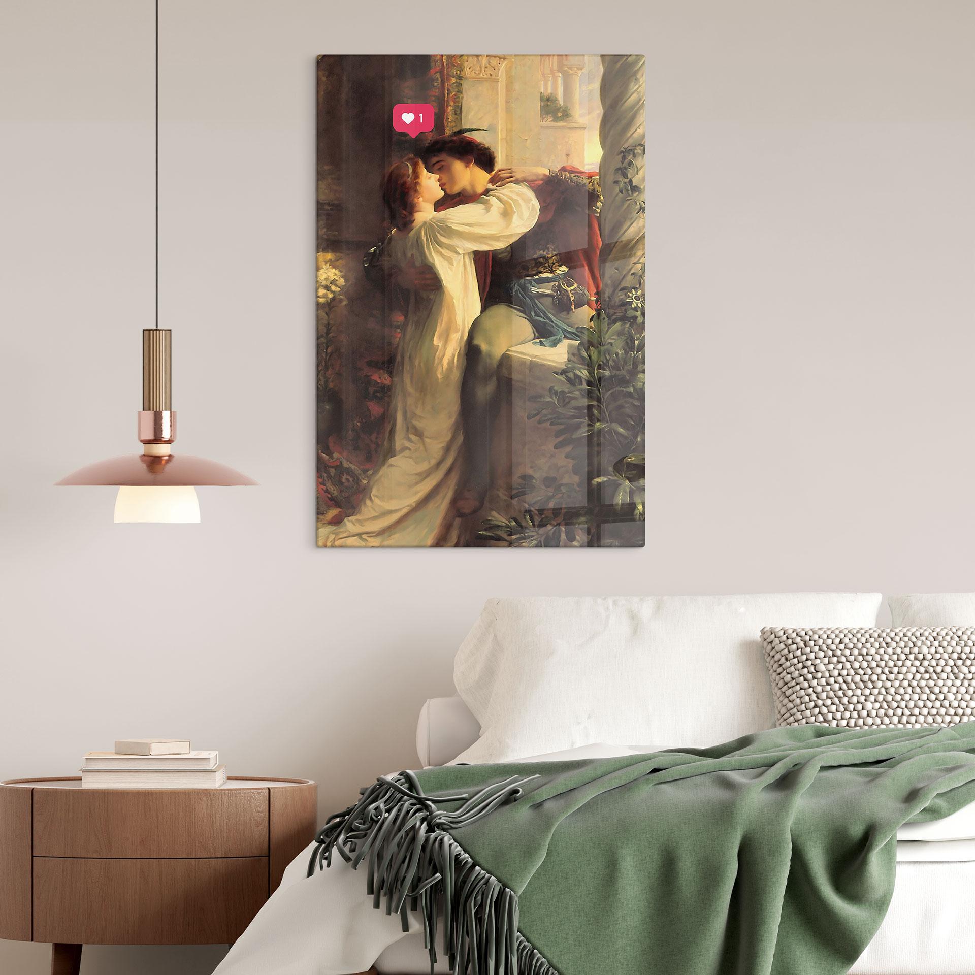 Glas billede Et like til kærligheden - The Art Concept