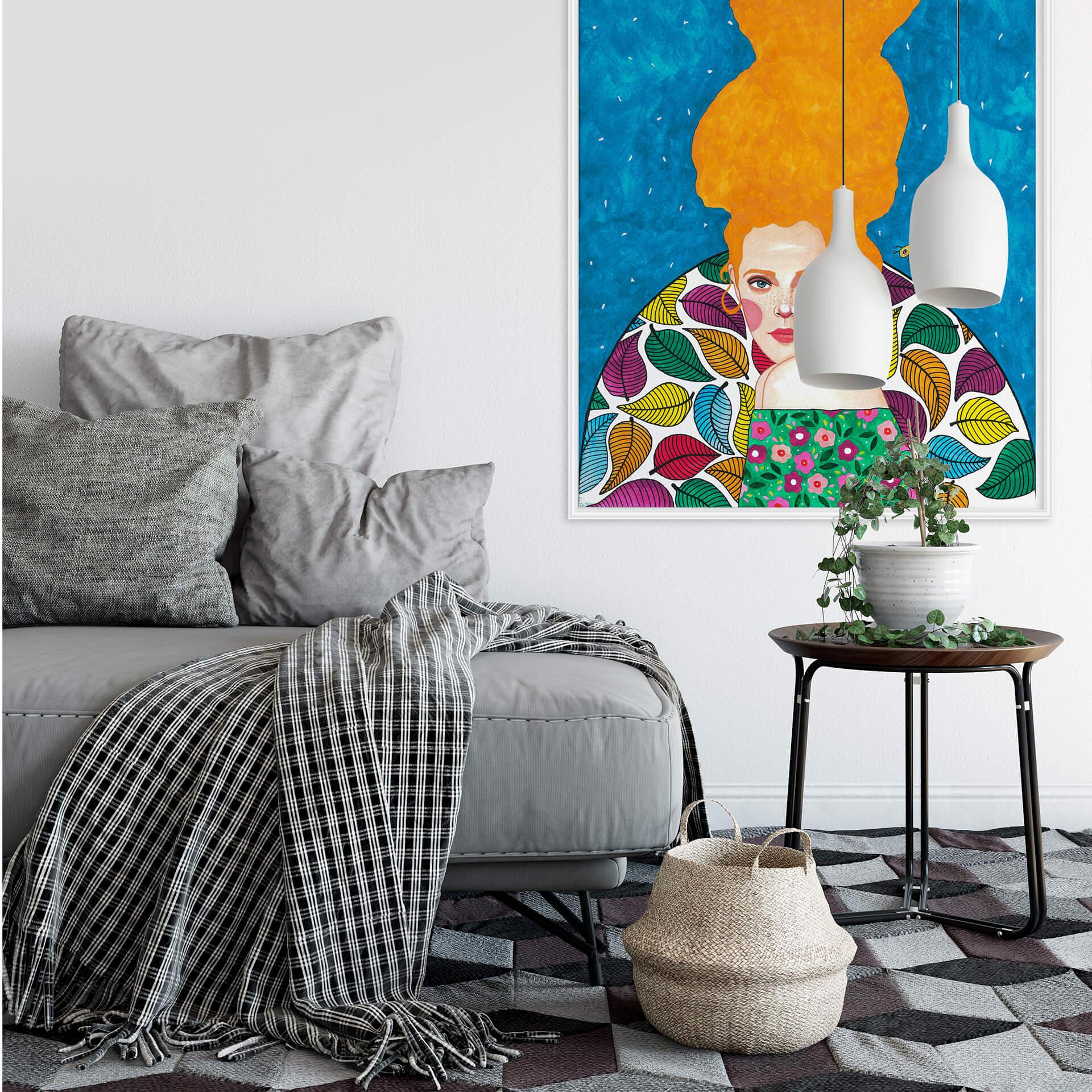 Wallprint Hülya - Bella sconosciuta