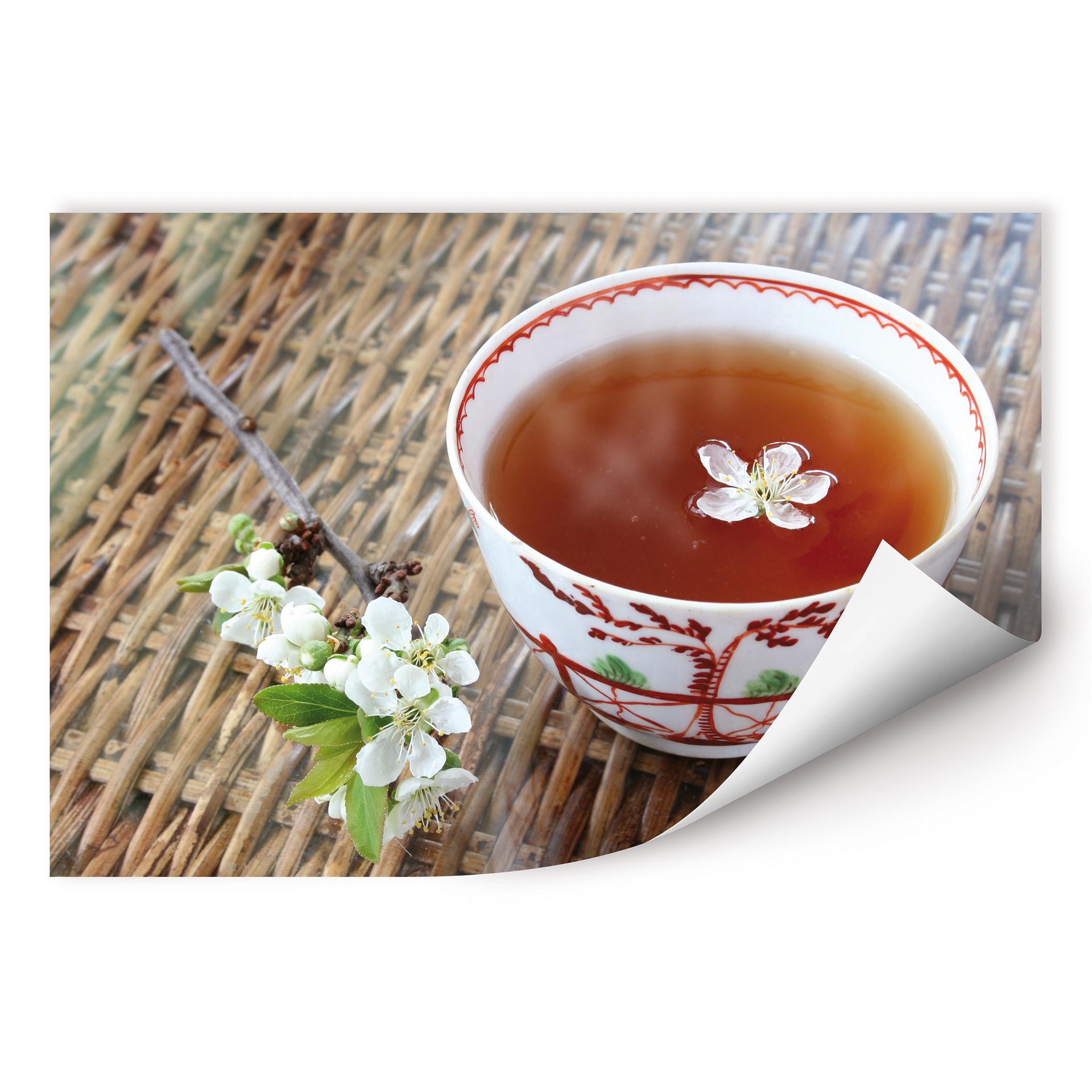 Poster autocollant - W - Tea Time