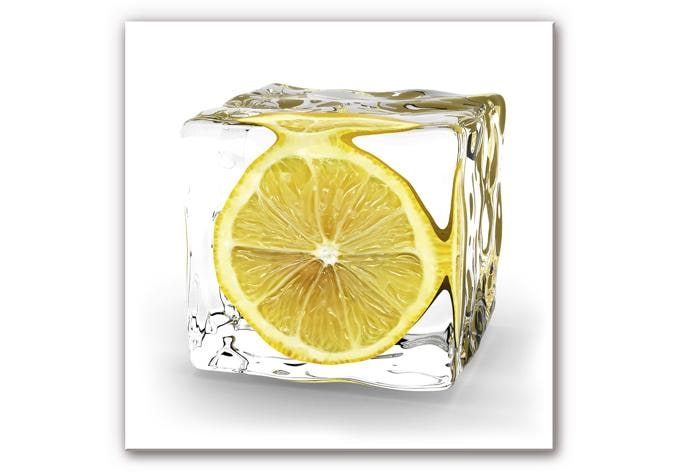 Tableau Forex - Cube de glace avec citron