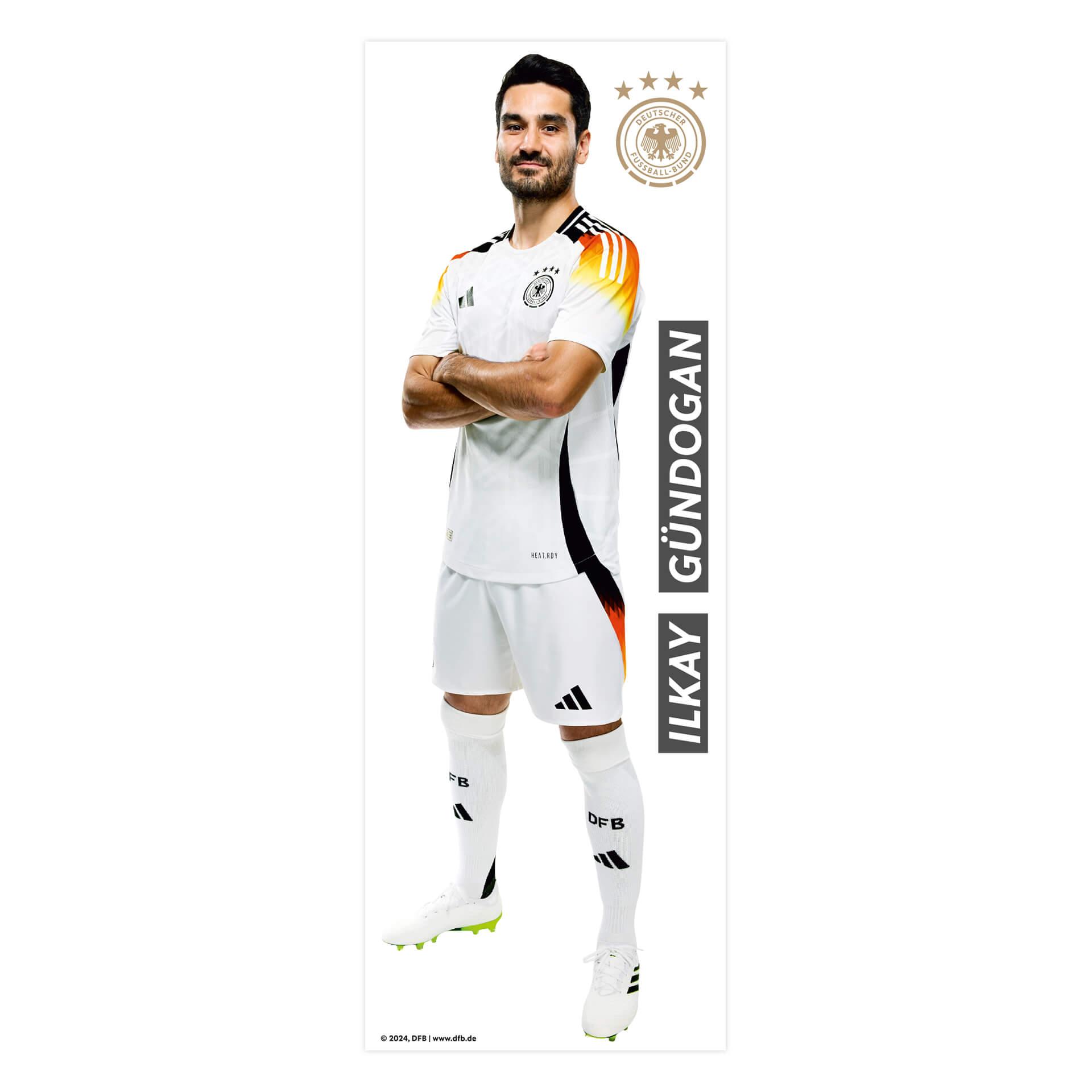 DFB Sticker EM für die Wand, Wandtattoo - Gündogan