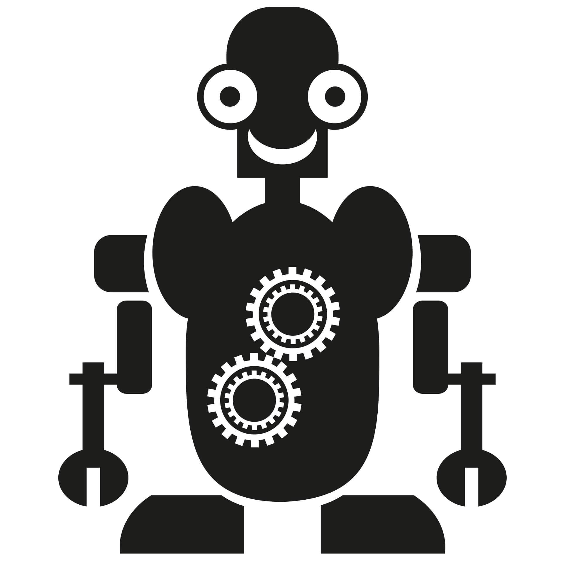 Robot Maurice wallsticker