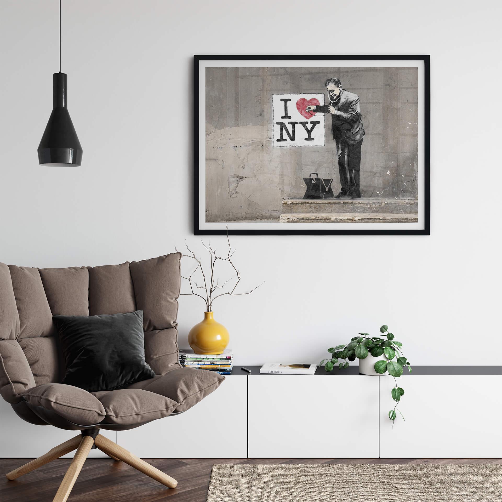 Plakat Banksy - I love New York