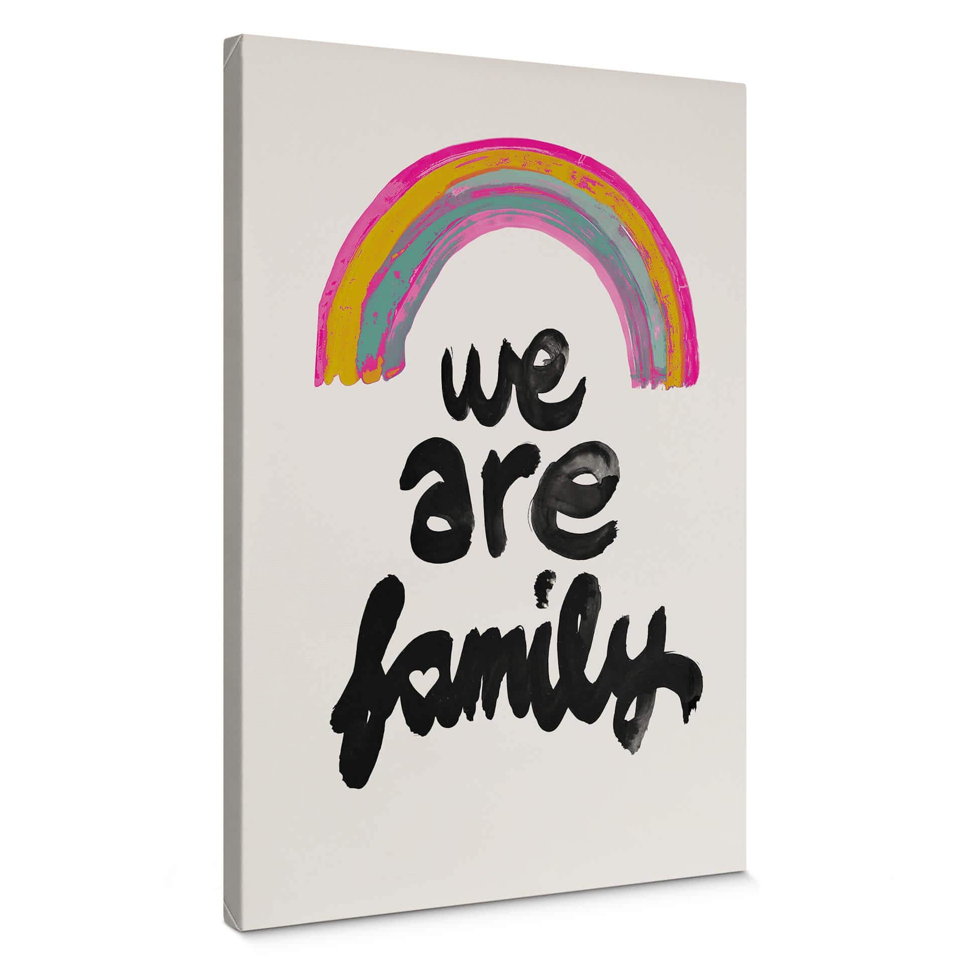 Lærredsprint - Treechild - We are Family