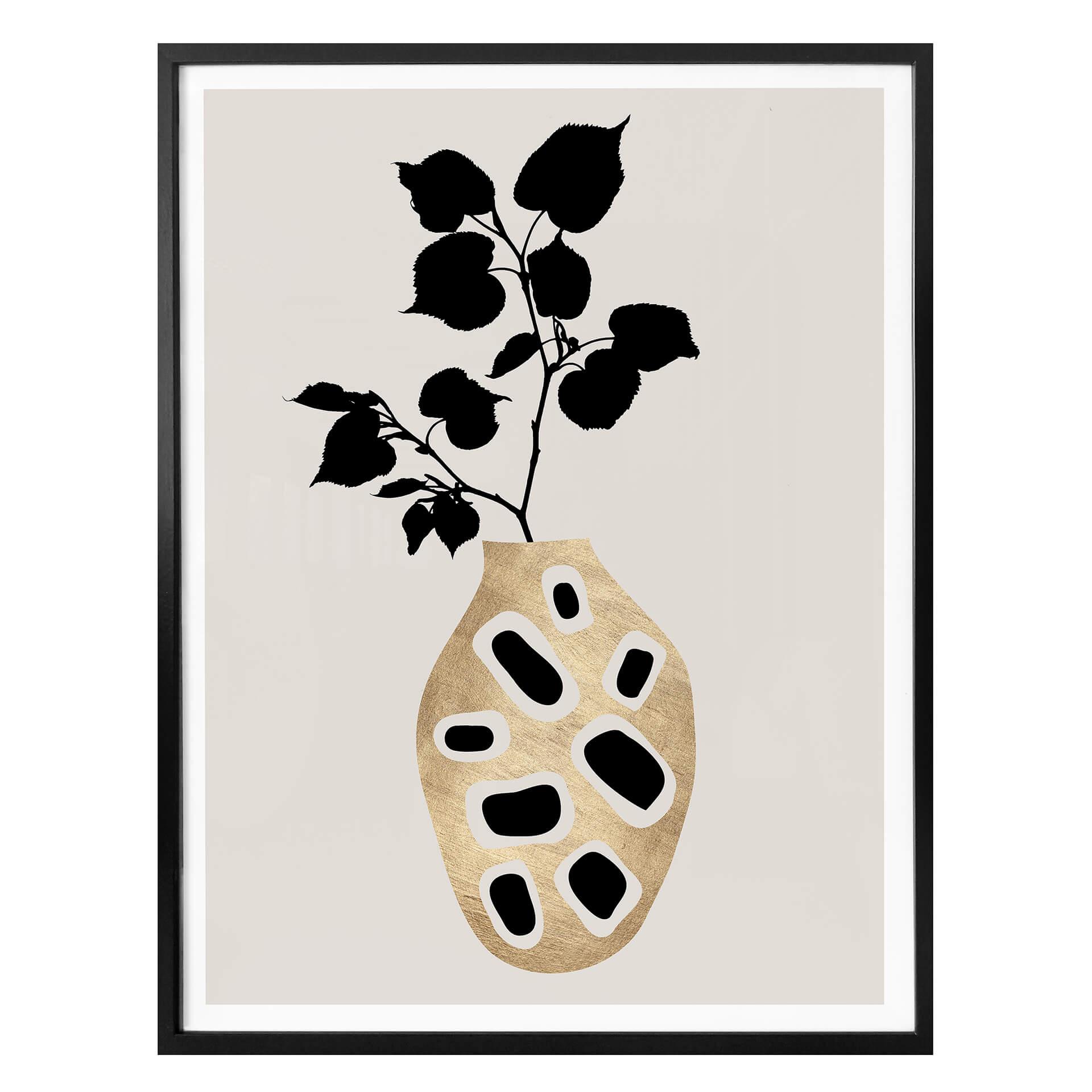 Póster Kubistika - bodegón botánico