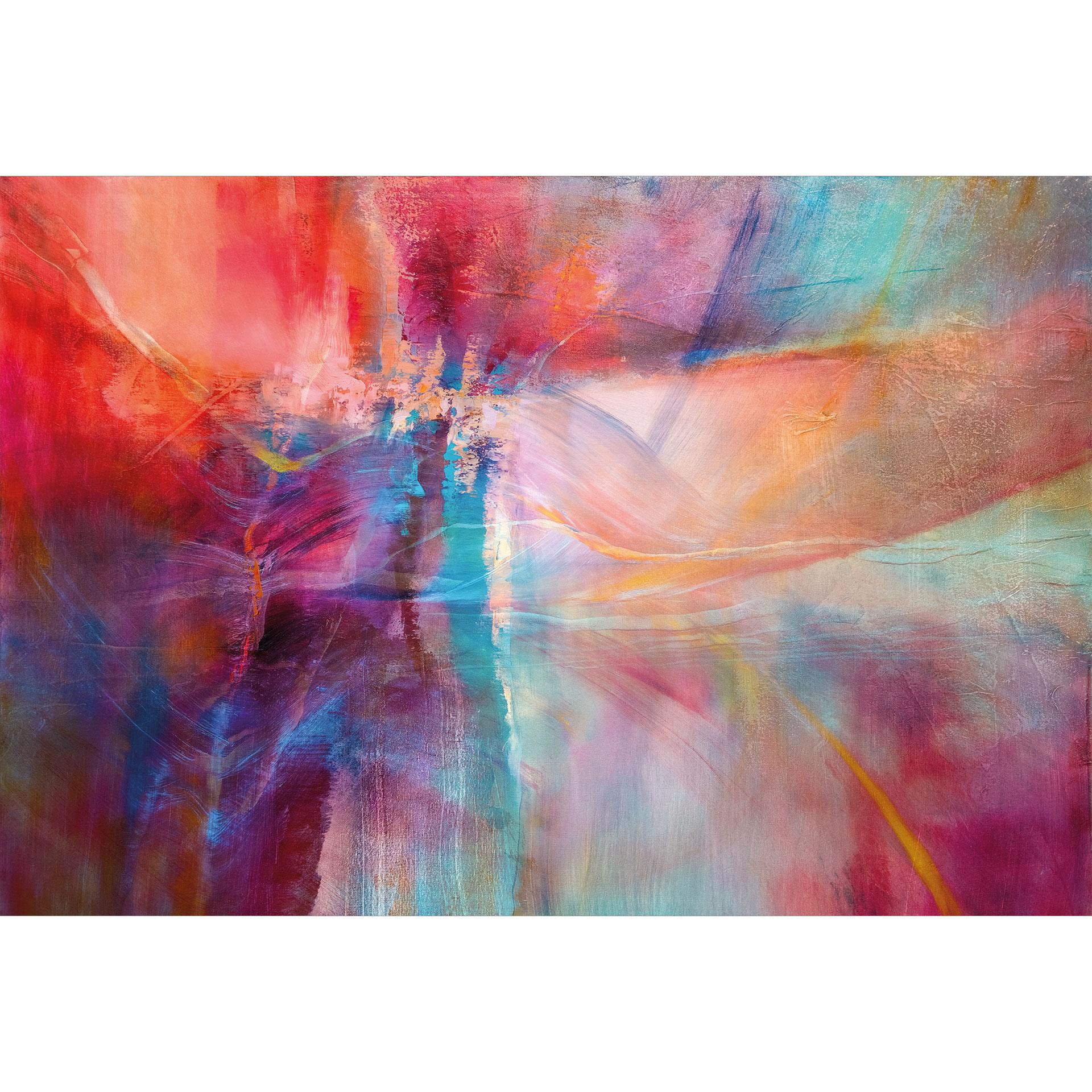 Fotobehang Abstract - Zachte kleurenmist in beweging - Schmucker