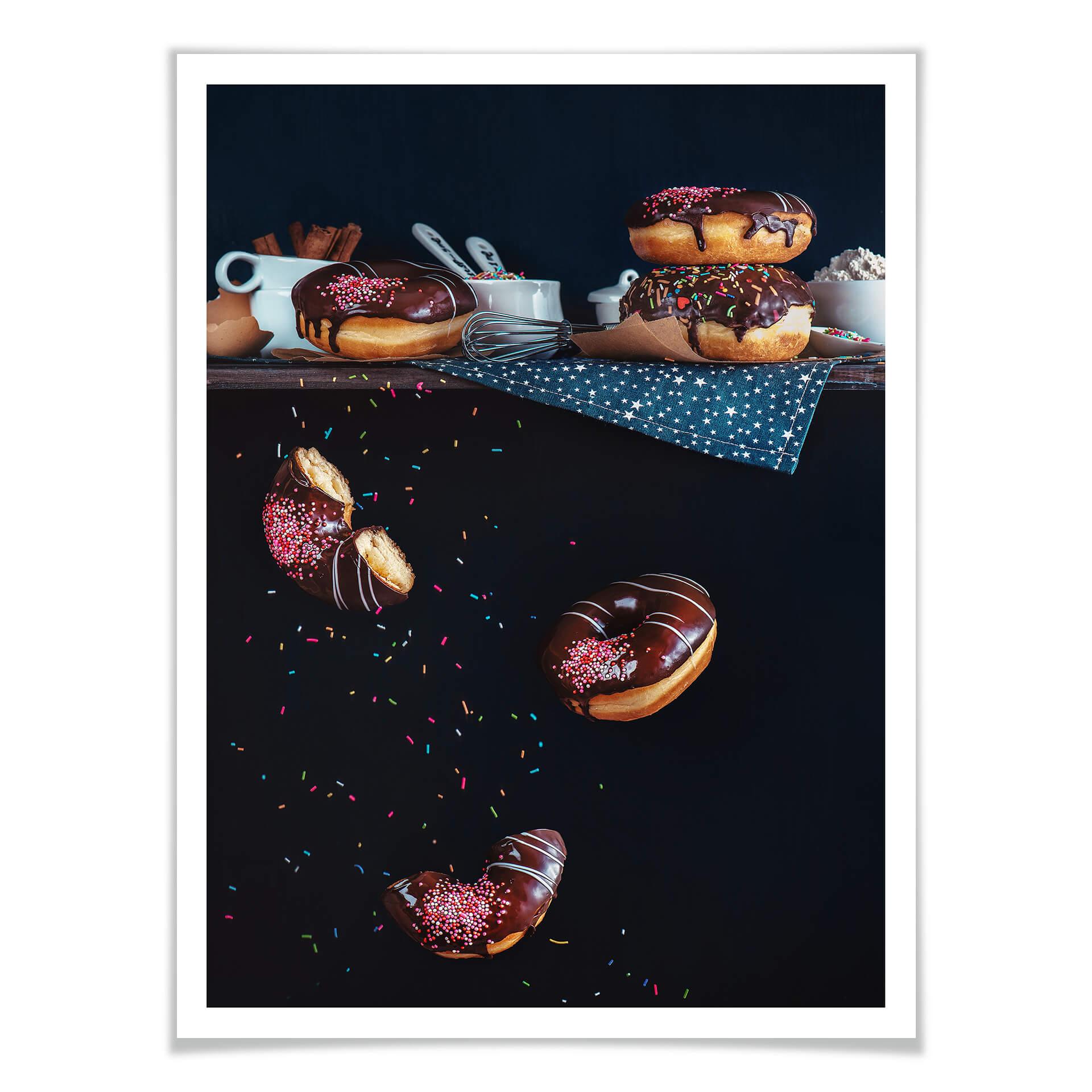 Poster Belenko - Donuts from the top