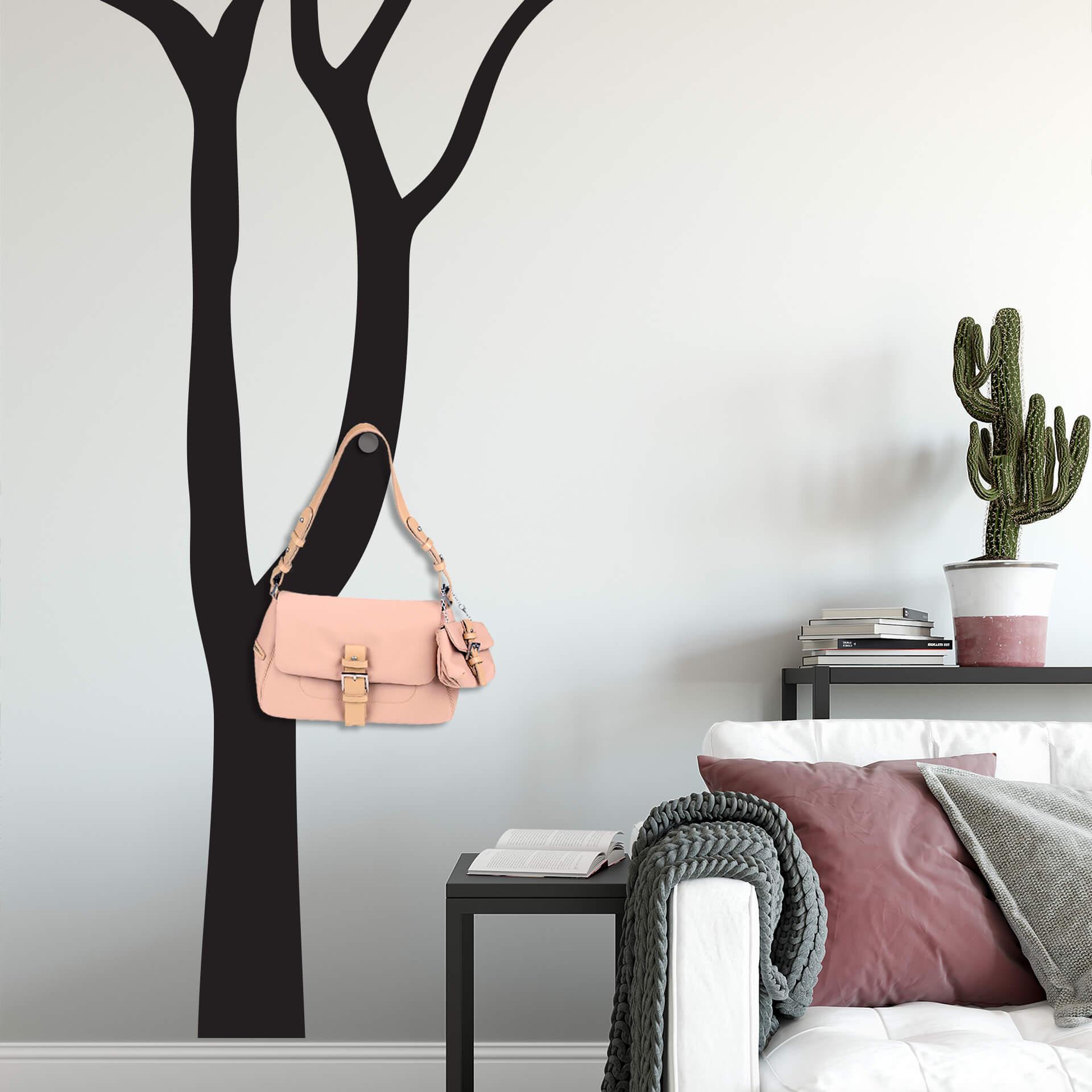Adesivo murale Albero + 3 appendini