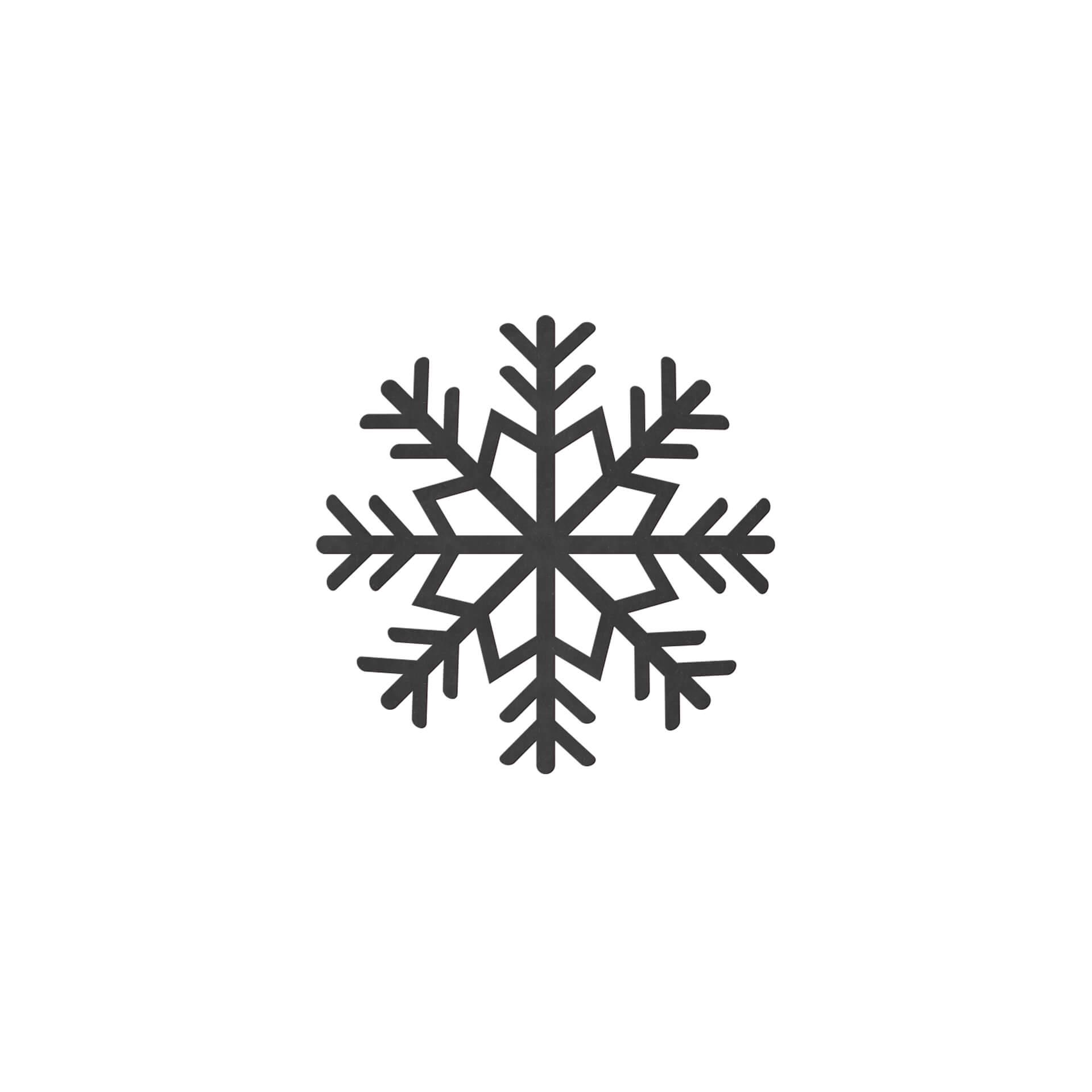 Sneeuwvlok MDF Decoratie