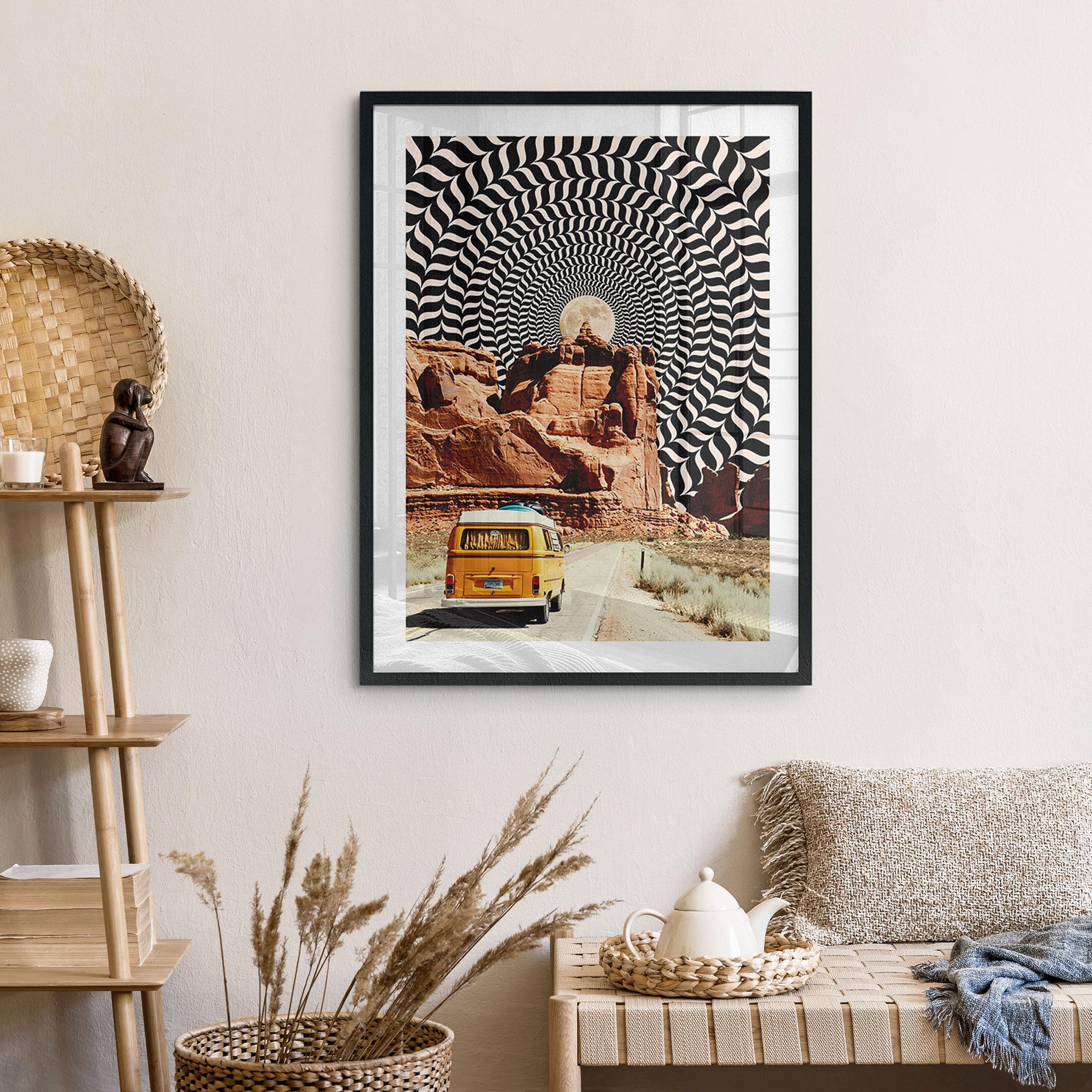 Poster Roadtrip - Reise zum Mond - Taudalpoi
