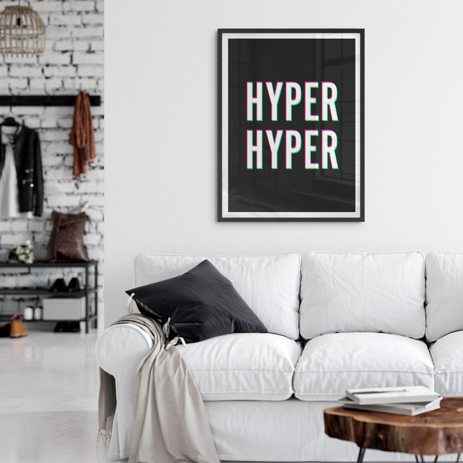 Plakat Hyper Hyper - Glitch Effect