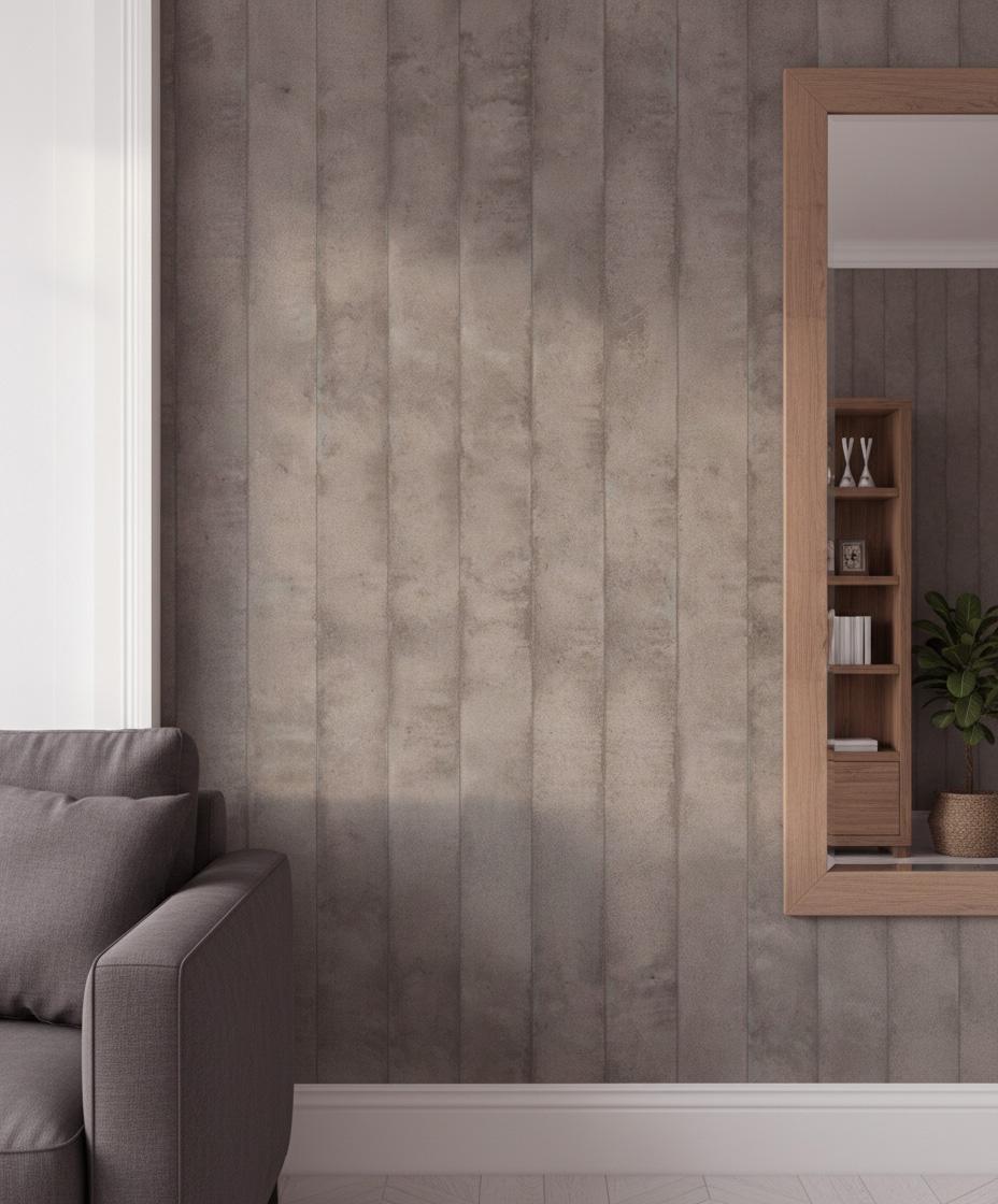 Vliesbehang textuur modern in bruin