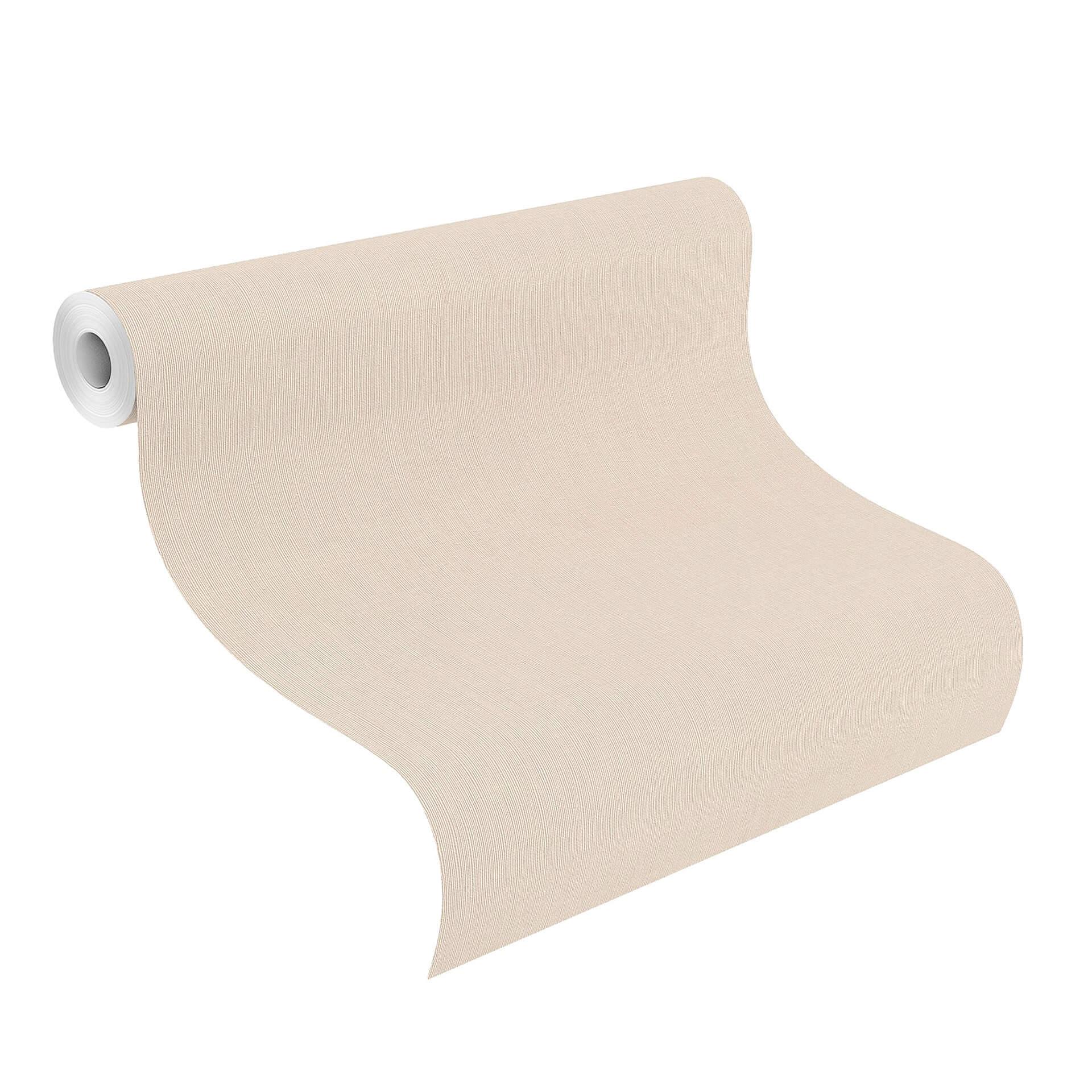 Rasch Papier peint intissé uni Florentine III blanc chaud