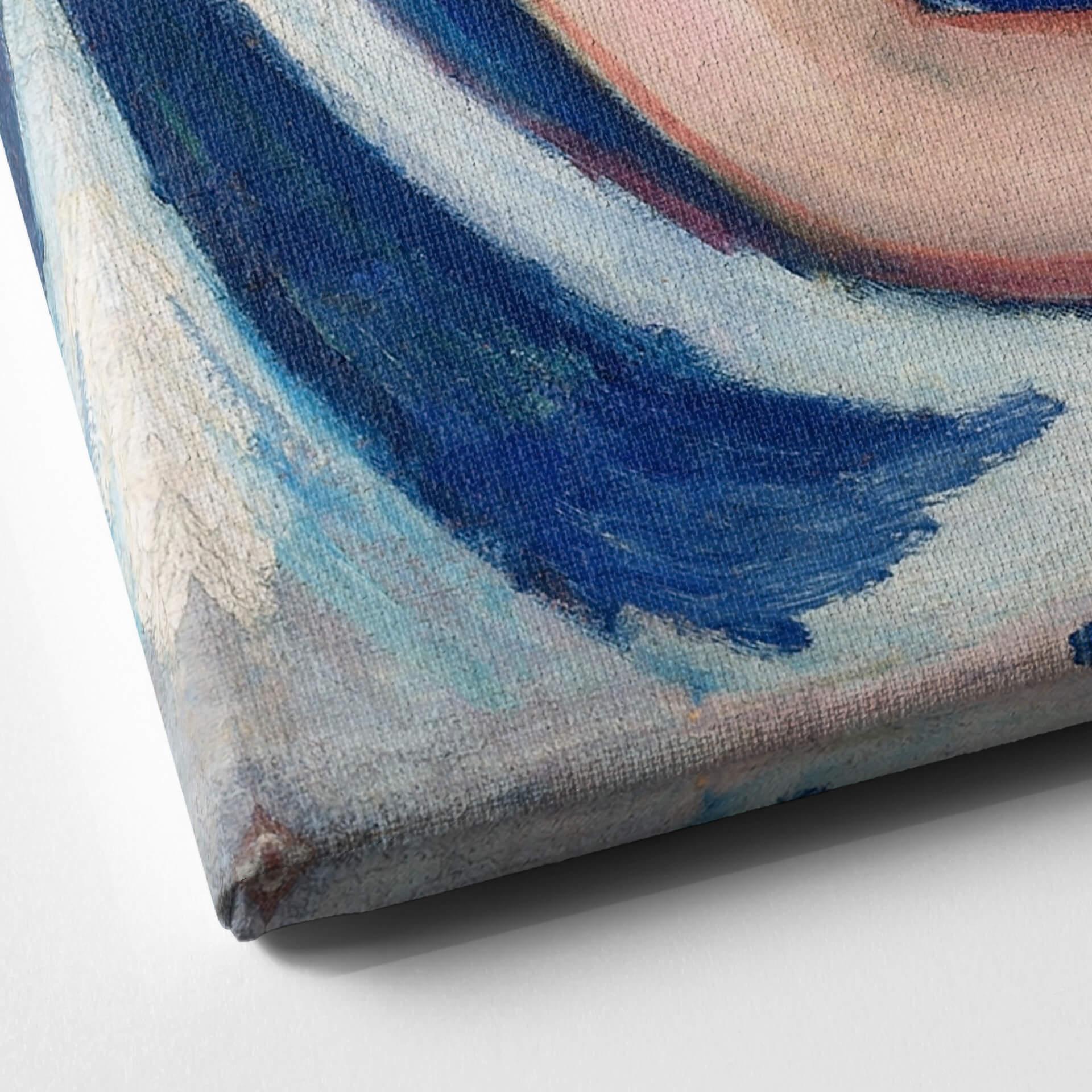 Canvas Macke - Liggende Naakte Vrouw